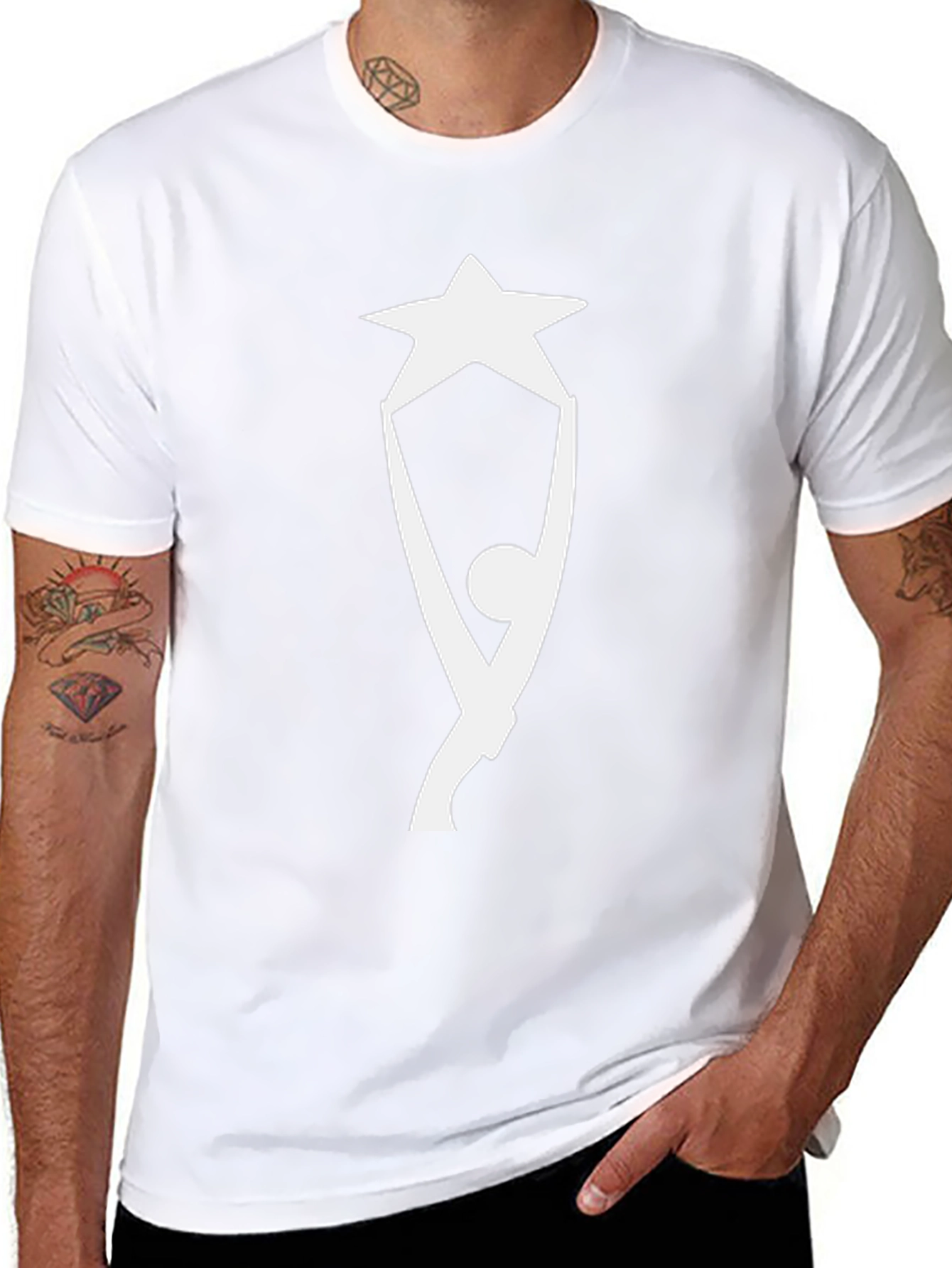 Star Trophy Graphic Black T-Shirt