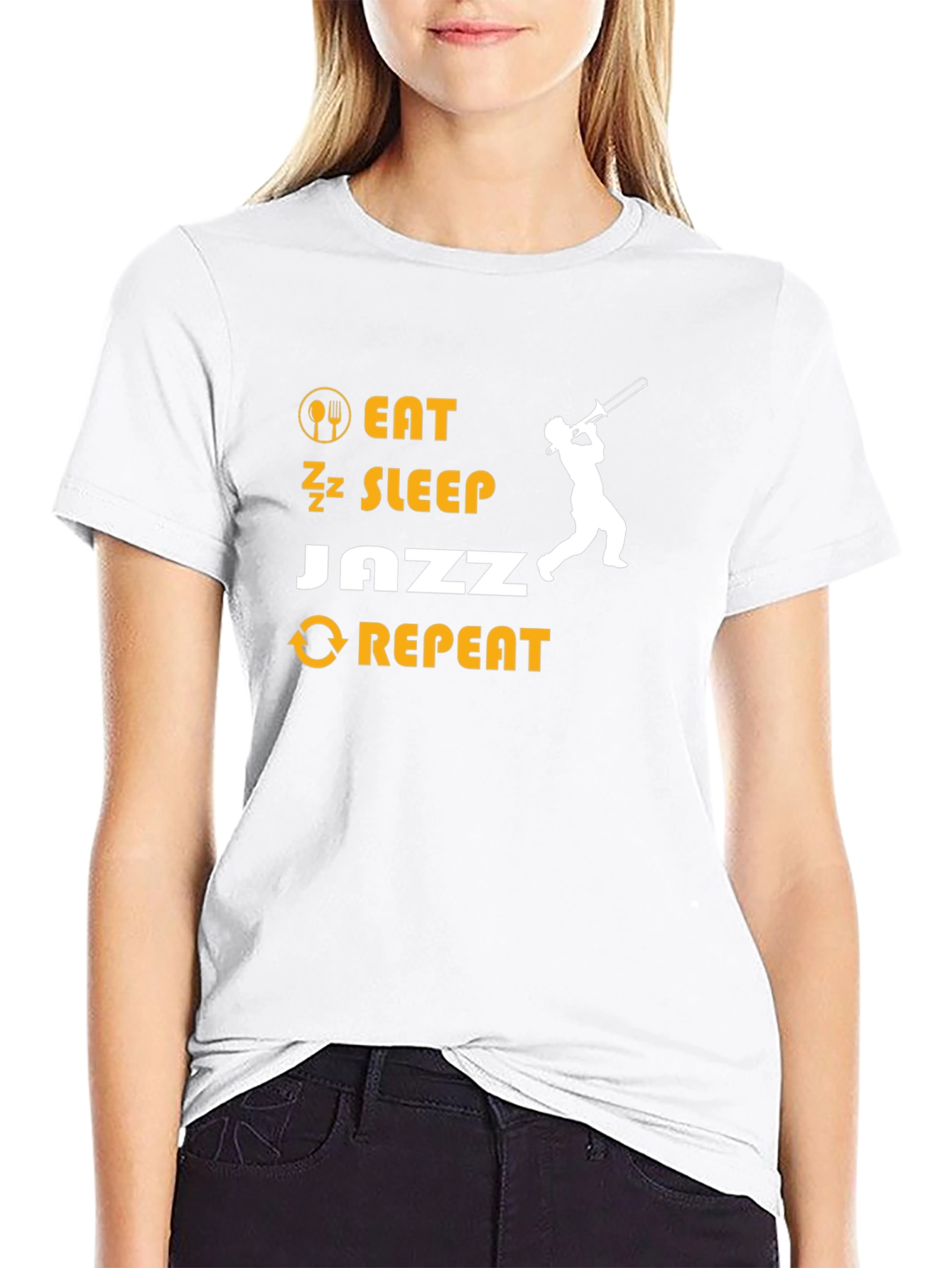 Eat Sleep Jazz Repeat T-Shirt