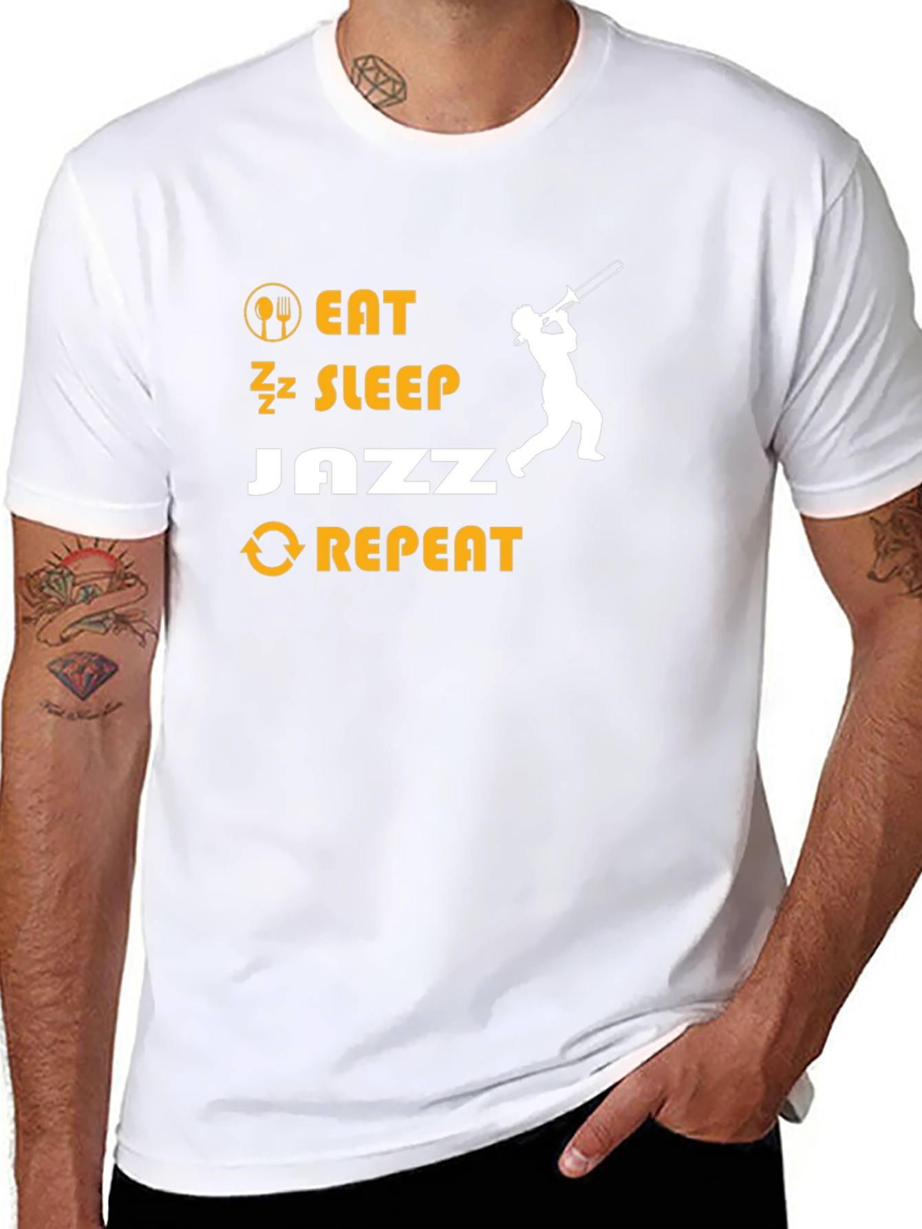 Eat Sleep Jazz Repeat T-Shirt