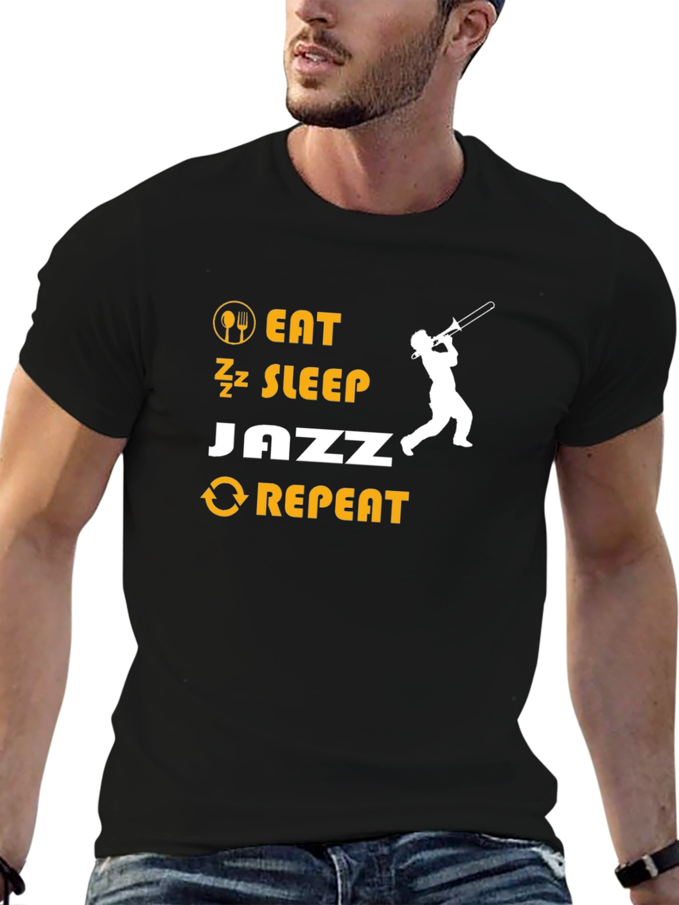 Eat Sleep Jazz Repeat T-Shirt