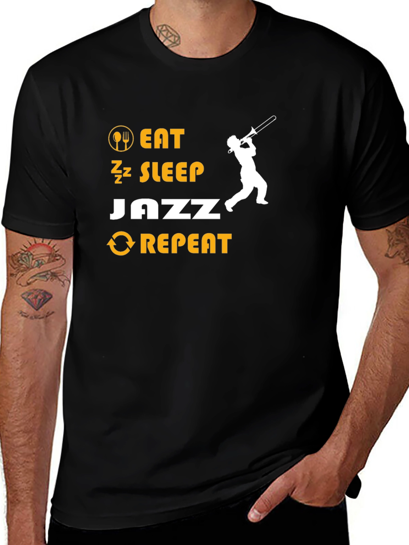Eat Sleep Jazz Repeat T-Shirt