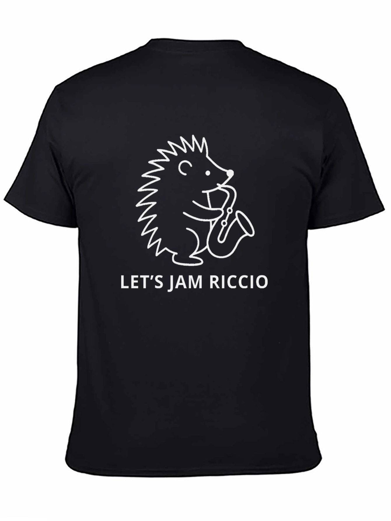 Lets Jam Riccio Hedgehog Sax T-Shirt