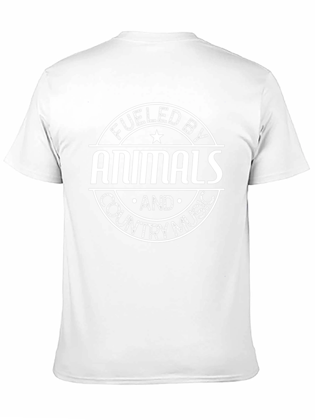Fueled By Animals and Country Music Black Tee