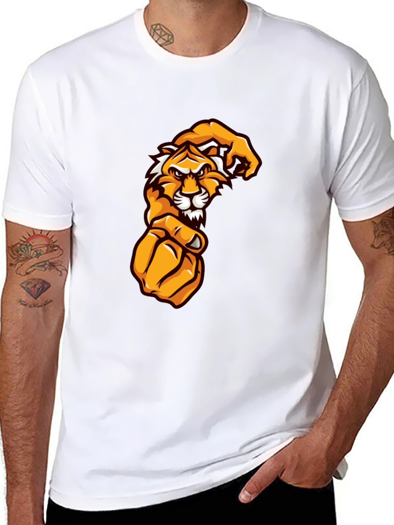 Bold Tiger Graphic Tee - Unleash Your Wild Side!