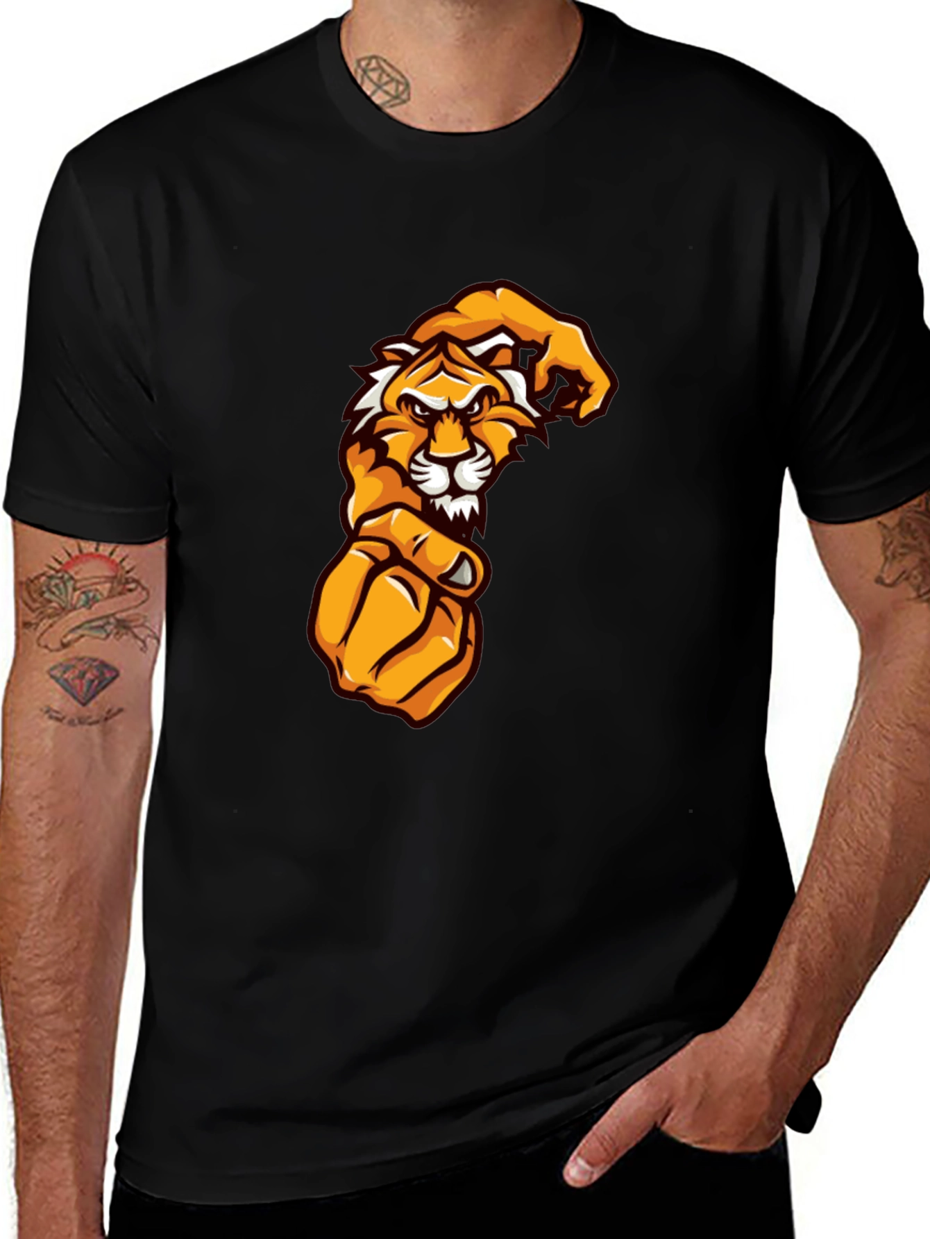 Bold Tiger Graphic Tee - Unleash Your Wild Side!