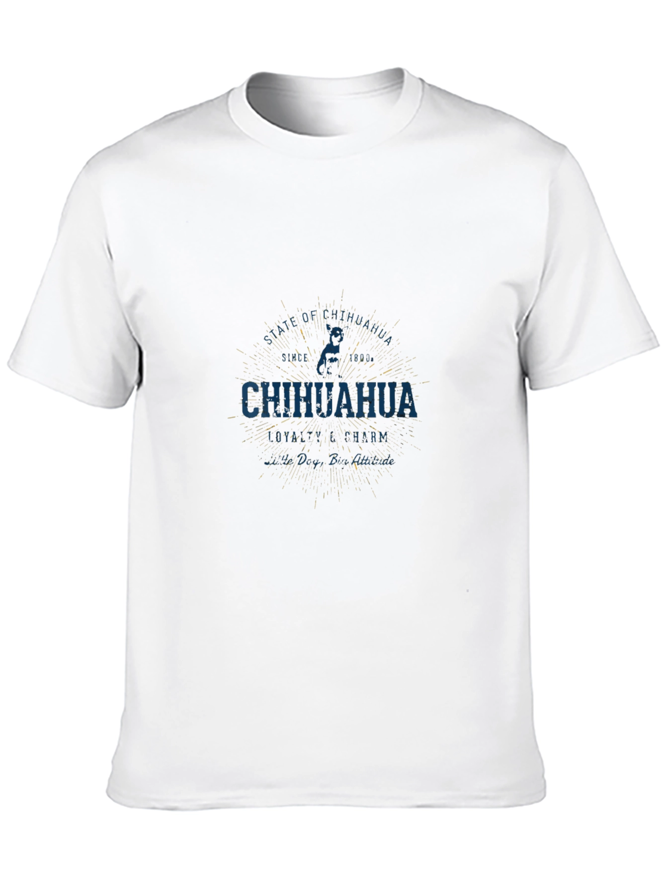 Chihuahua Graphic Tee - Soft Cotton Black T-Shirt
