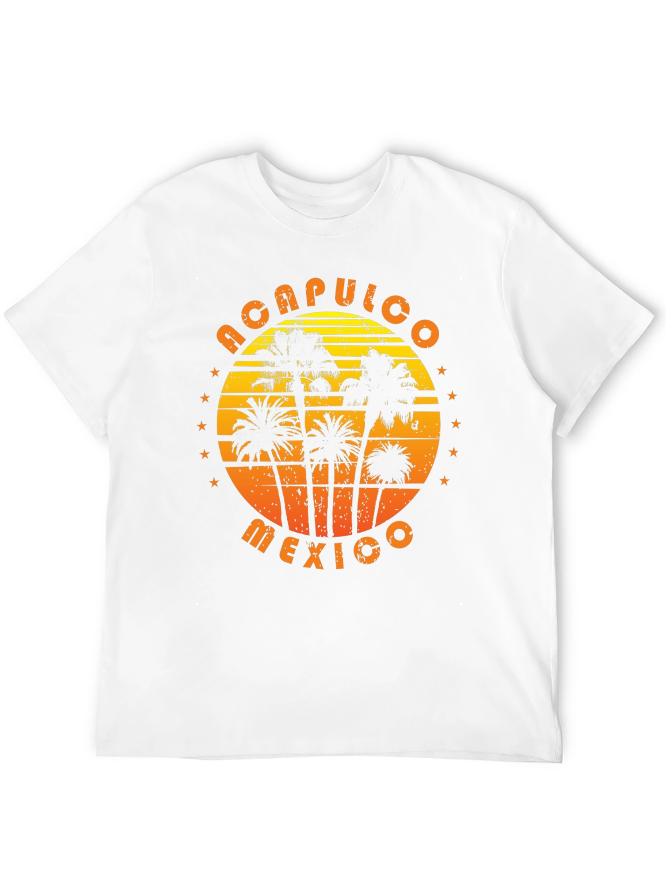 Acapulco Mexico Palm Tree Graphic T-Shirt