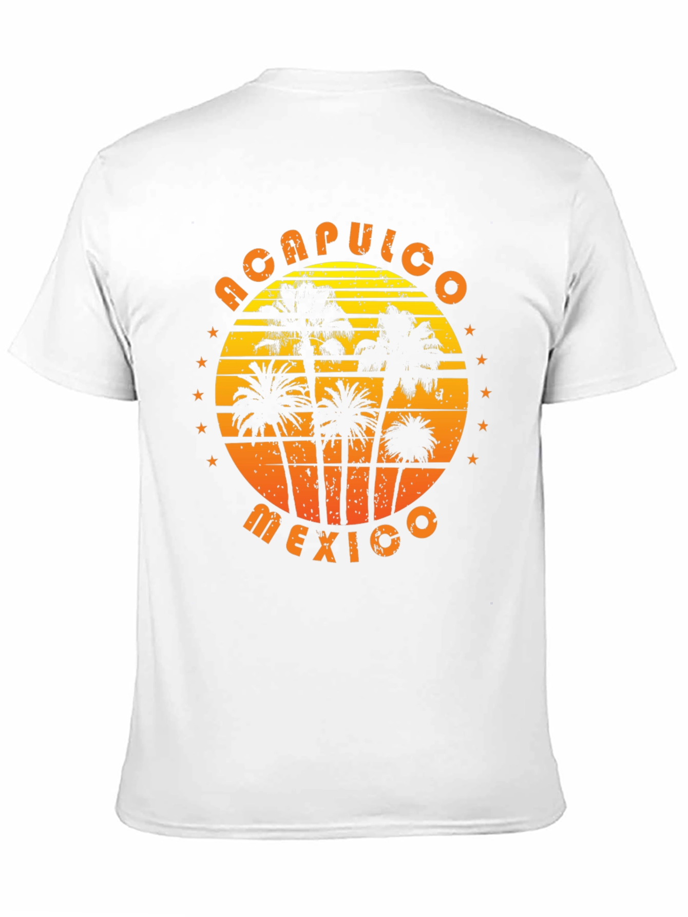 Acapulco Mexico Palm Tree Graphic T-Shirt