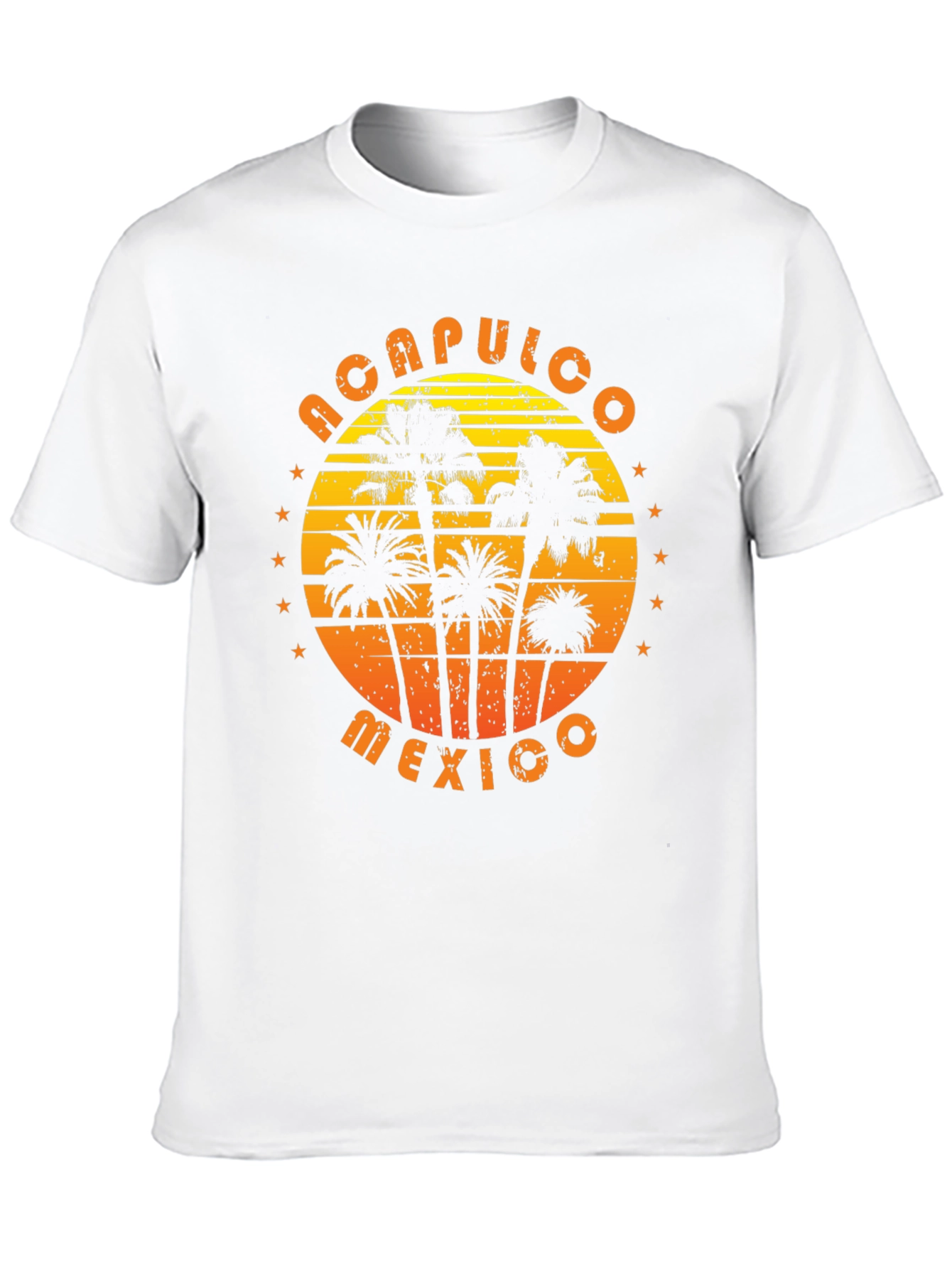 Acapulco Mexico Palm Tree Graphic T-Shirt