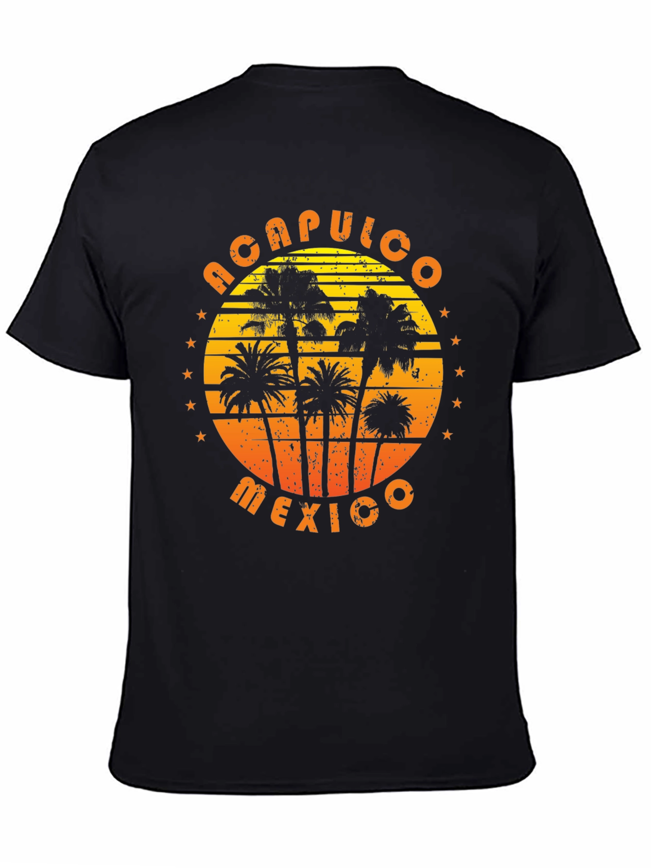 Acapulco Mexico Palm Tree Graphic T-Shirt