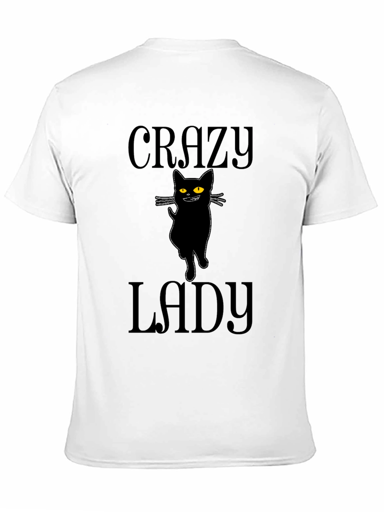 Crazy Cat Lady T-Shirt - Unisex Black Tee