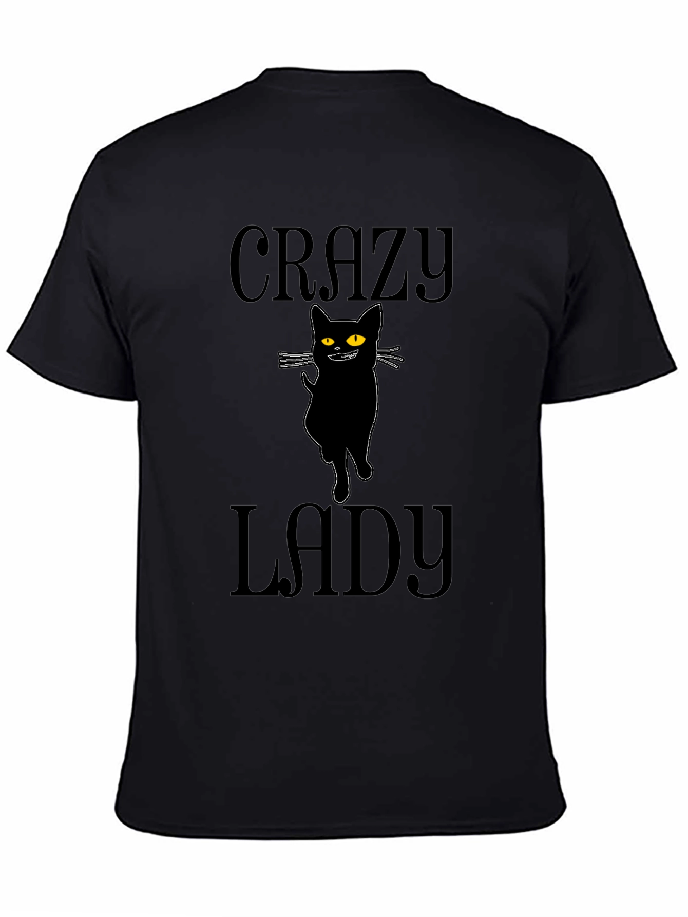 Crazy Cat Lady T-Shirt - Unisex Black Tee