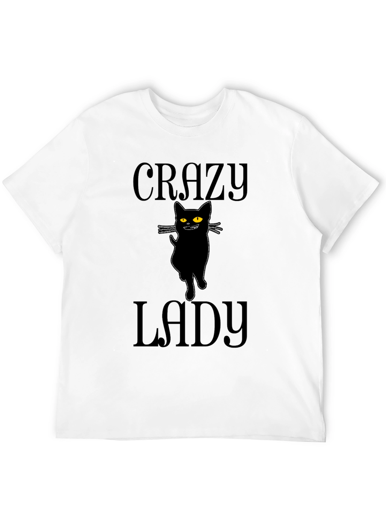 Crazy Cat Lady T-Shirt - Unisex Black Tee