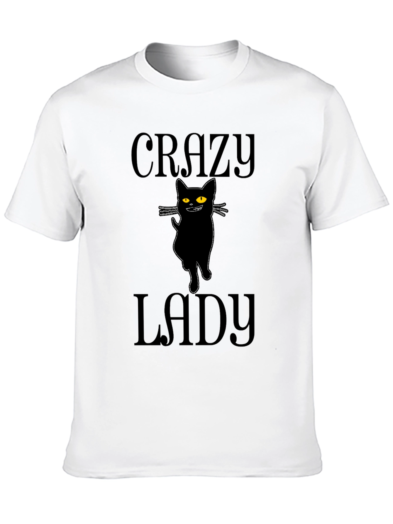 Crazy Cat Lady T-Shirt - Unisex Black Tee