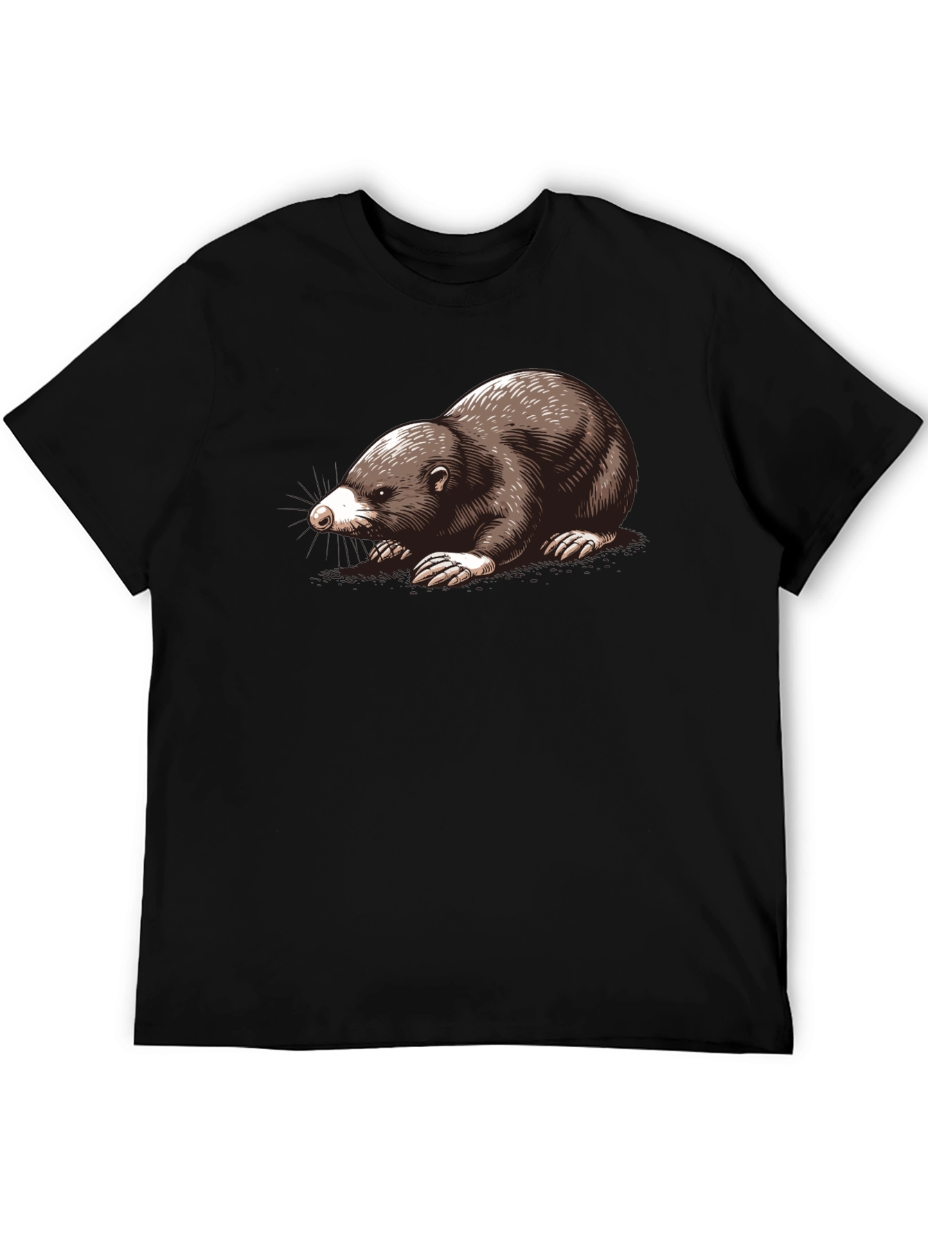 Mole Graphic Tee - Black Unisex T-Shirt