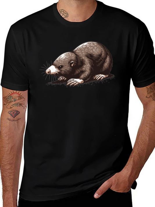 Mole Graphic Tee - Black Unisex T-Shirt
