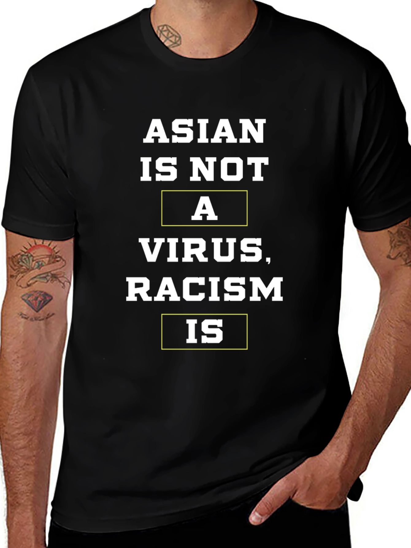 Asian Is Not A Virus Racism Is T-Shirt