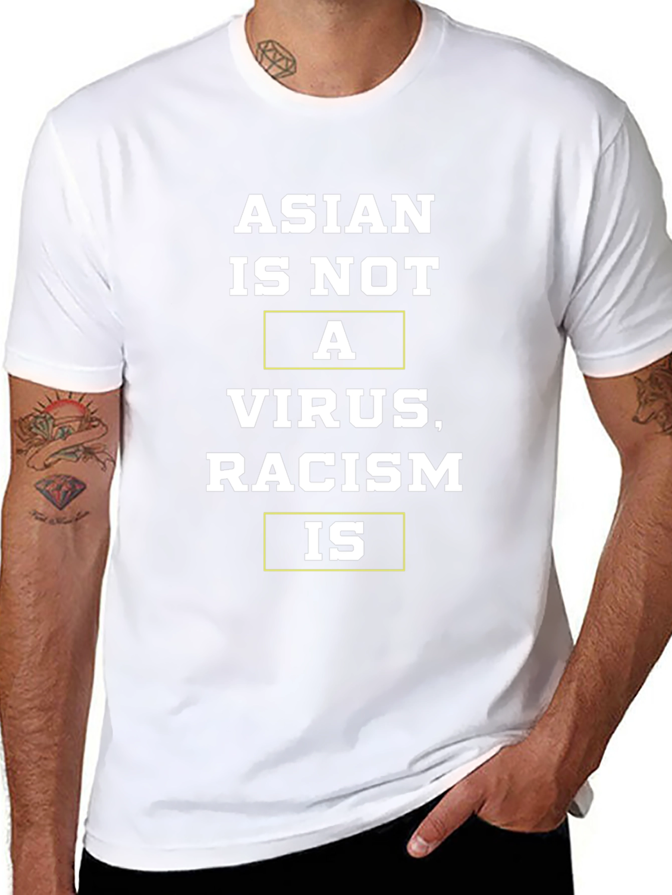 Asian Is Not A Virus Racism Is T-Shirt