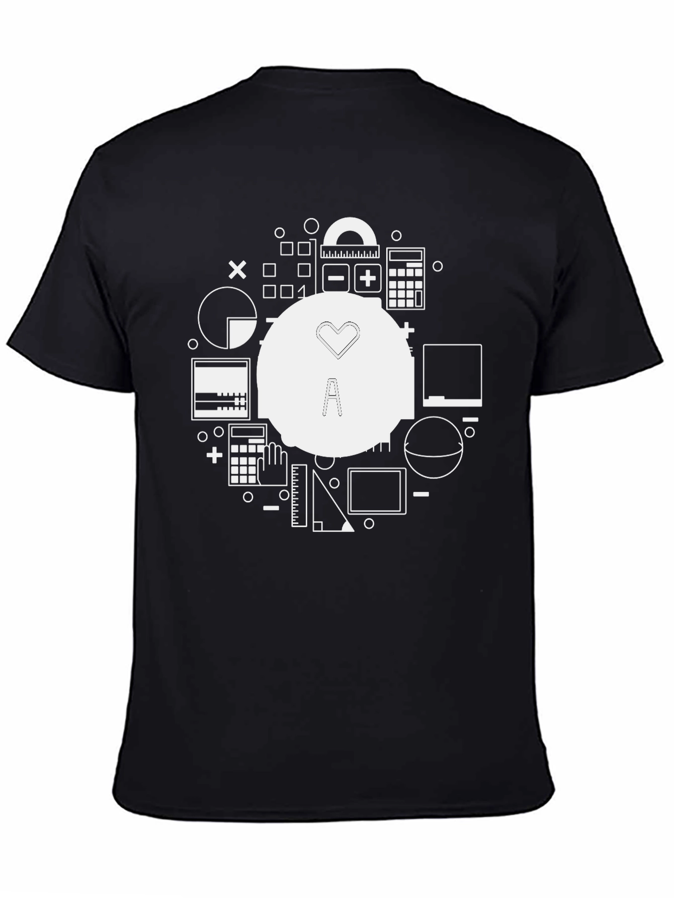 Math Lover T-Shirt - Black Graphic Tee