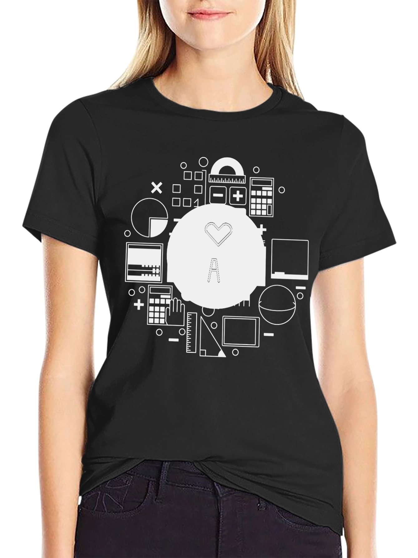 Math Lover T-Shirt - Black Graphic Tee