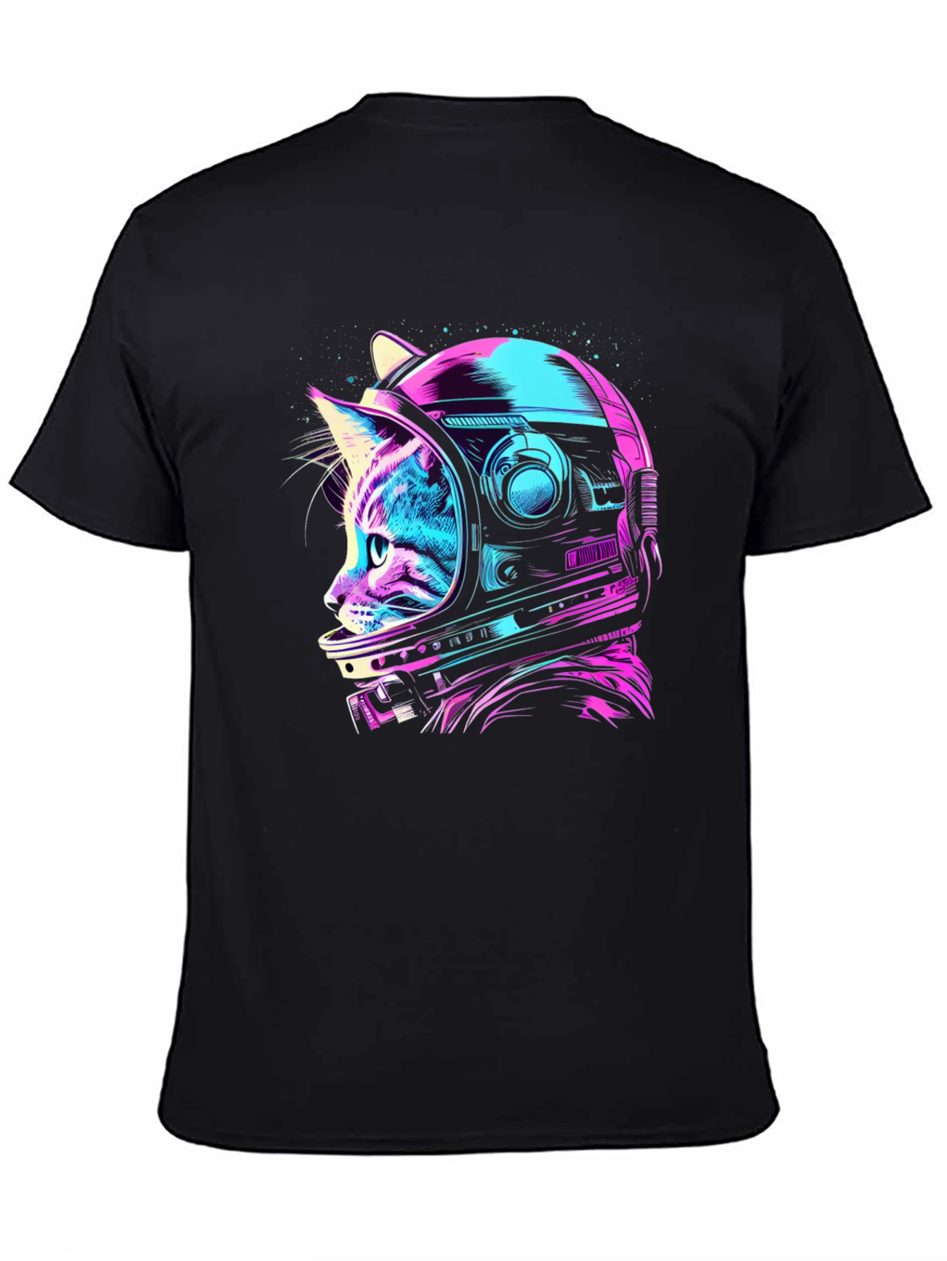 Cat Astronaut Graphic T-Shirt