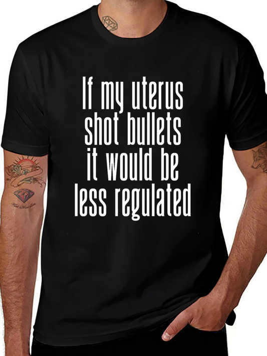 Uterus Bullets T-Shirt - Pro Choice Advocacy Tee