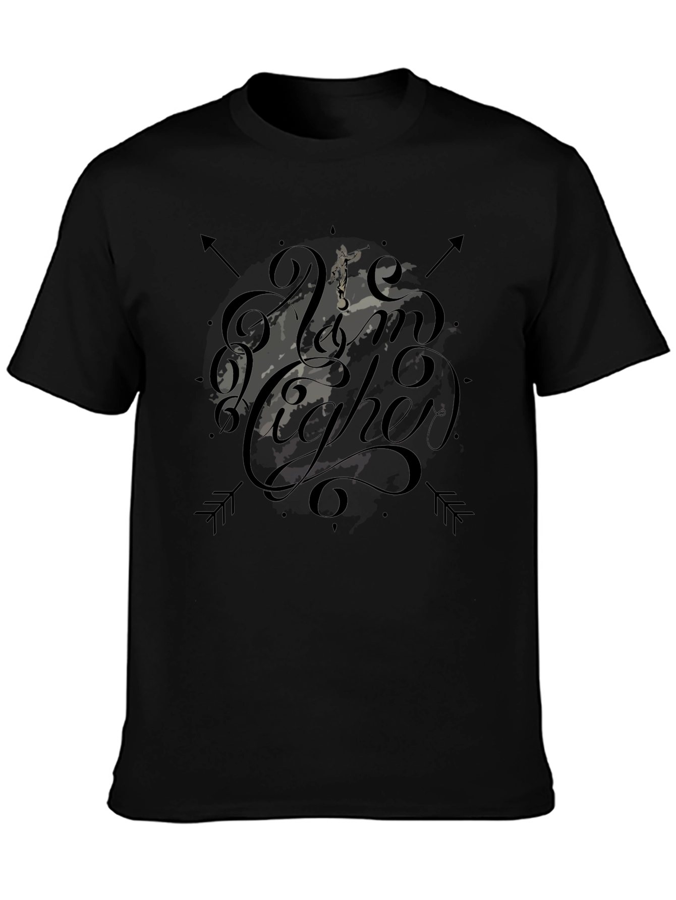 No More Higher Black Graphic Tee