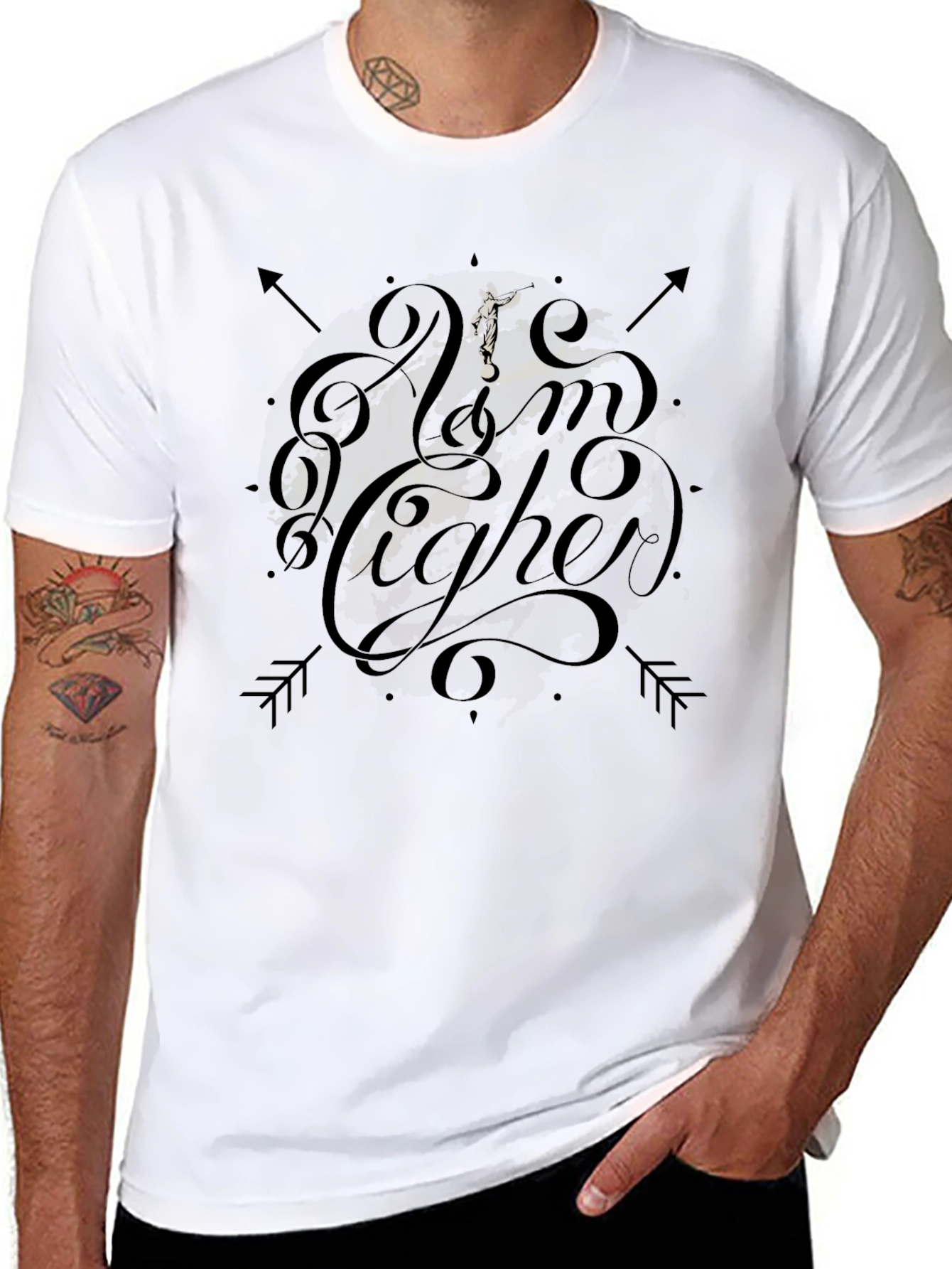 No More Higher Black Graphic Tee