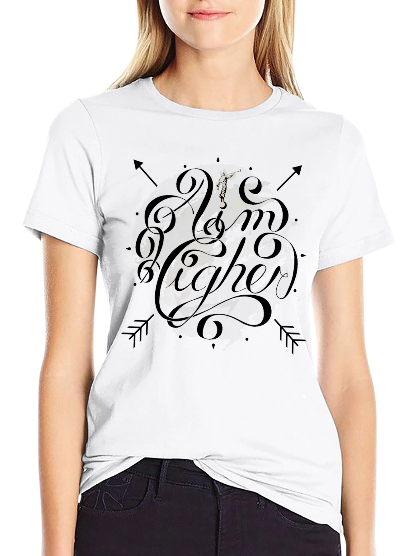 No More Higher Black Graphic Tee