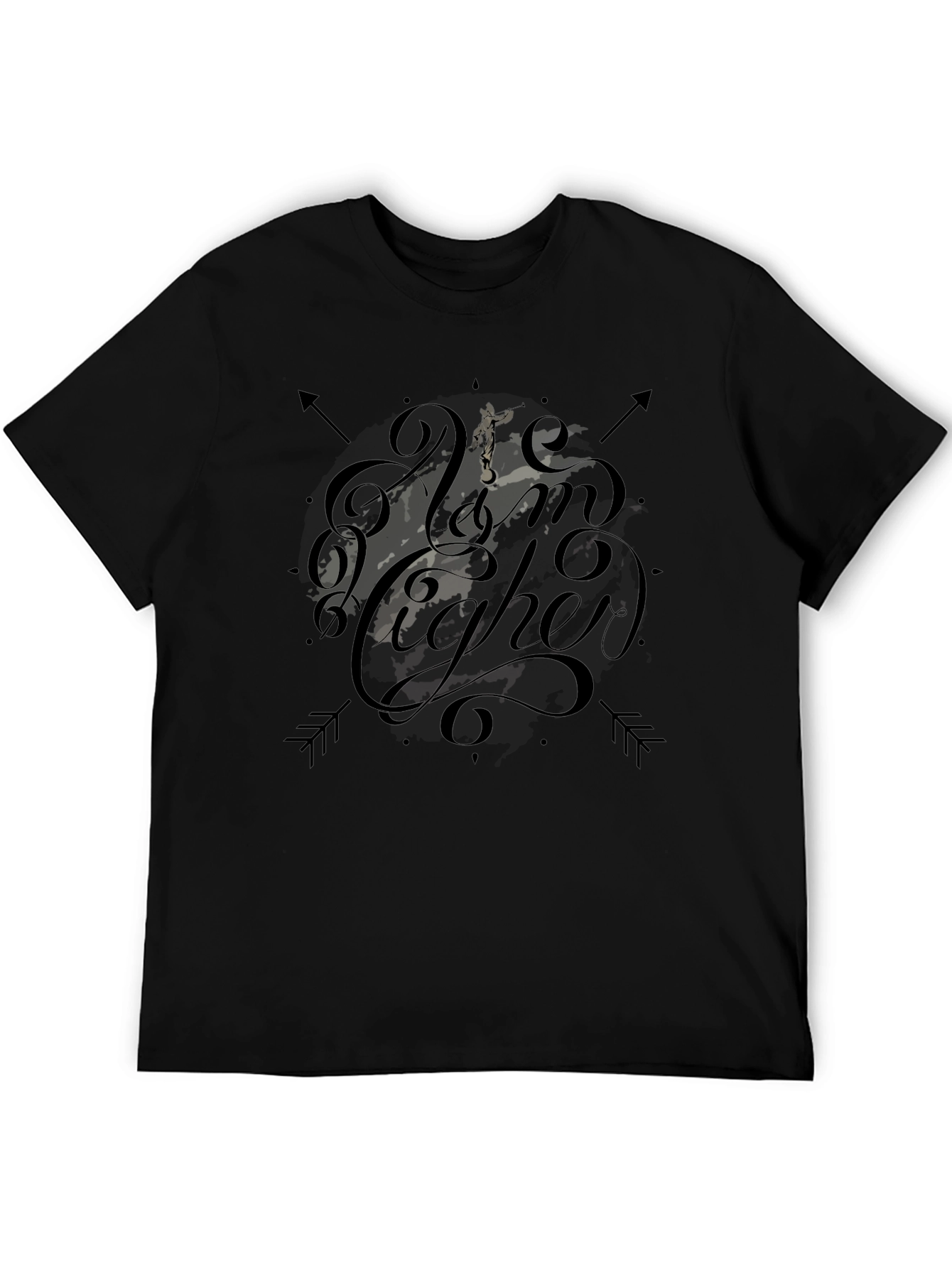 No More Higher Black Graphic Tee