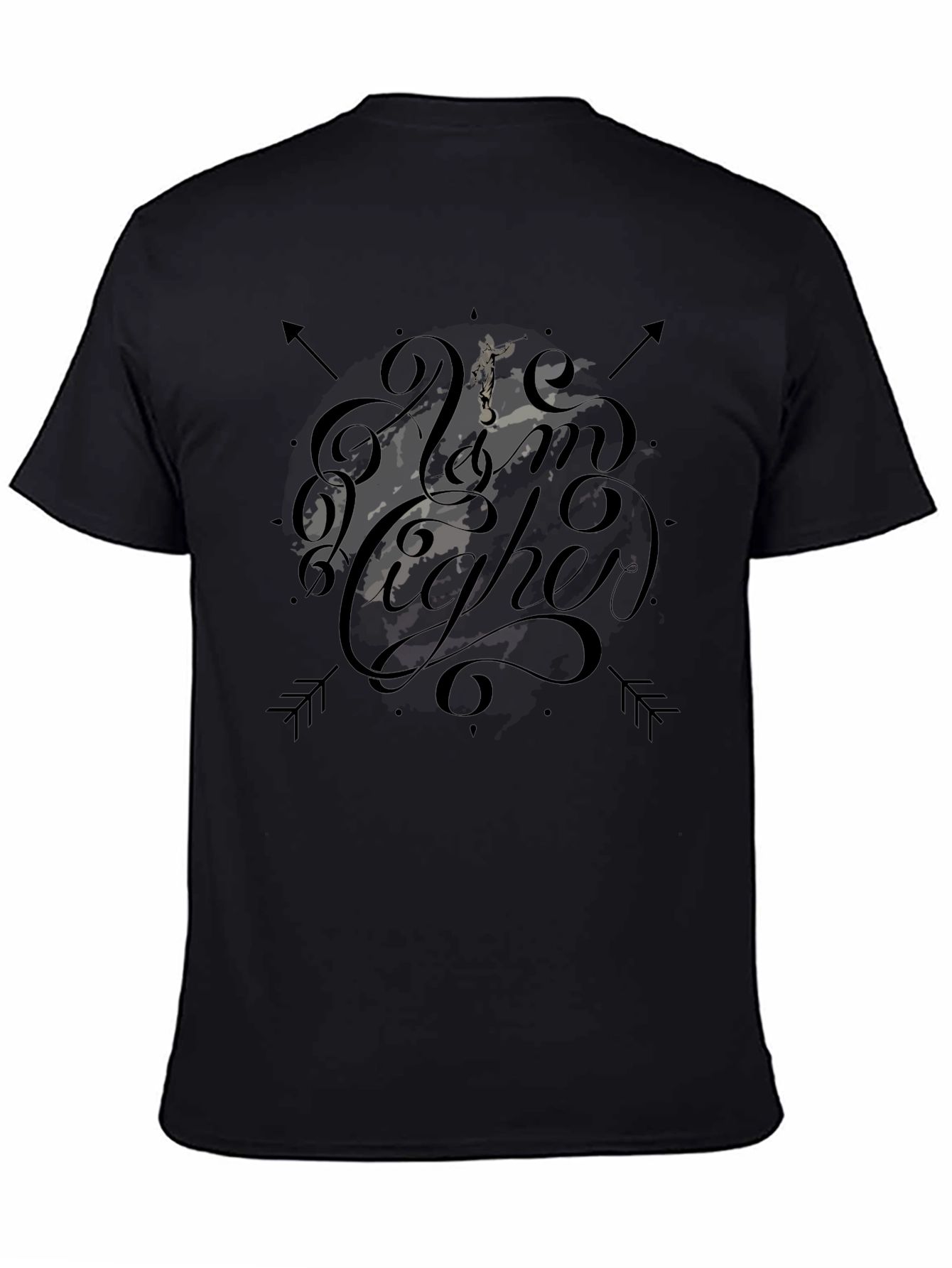 No More Higher Black Graphic Tee