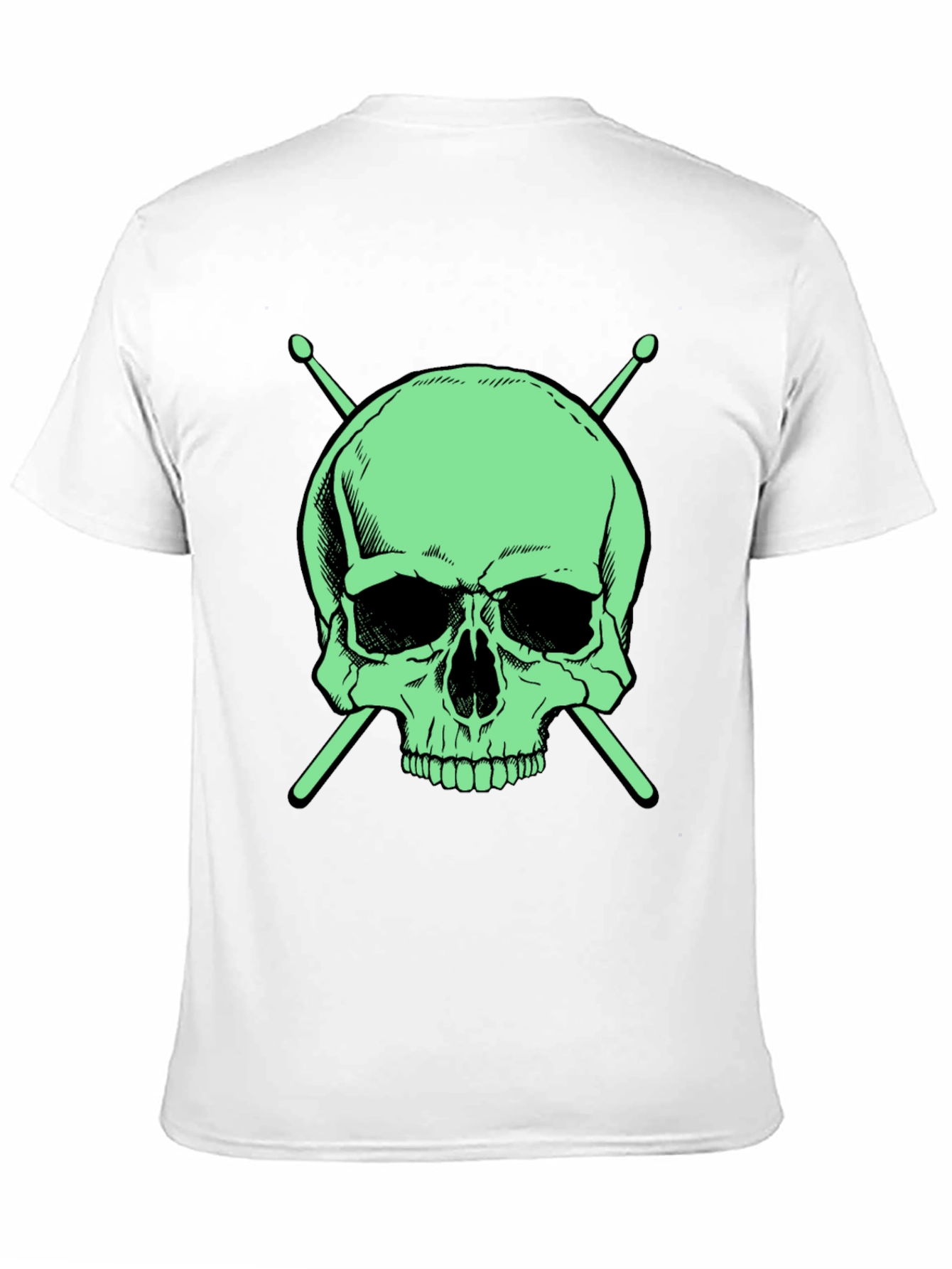 Skull & Drumsticks Graphic Tee