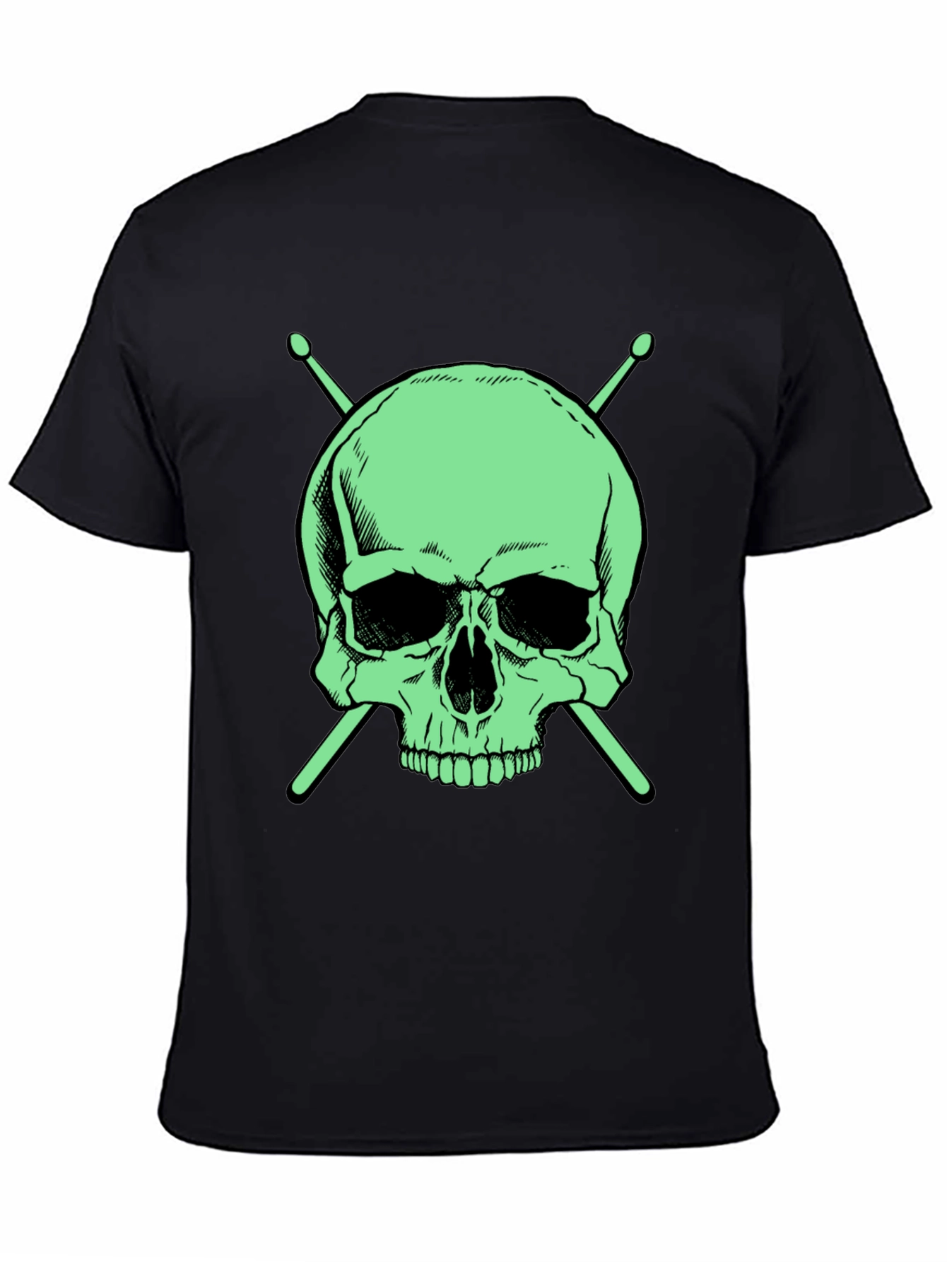 Skull & Drumsticks Graphic Tee