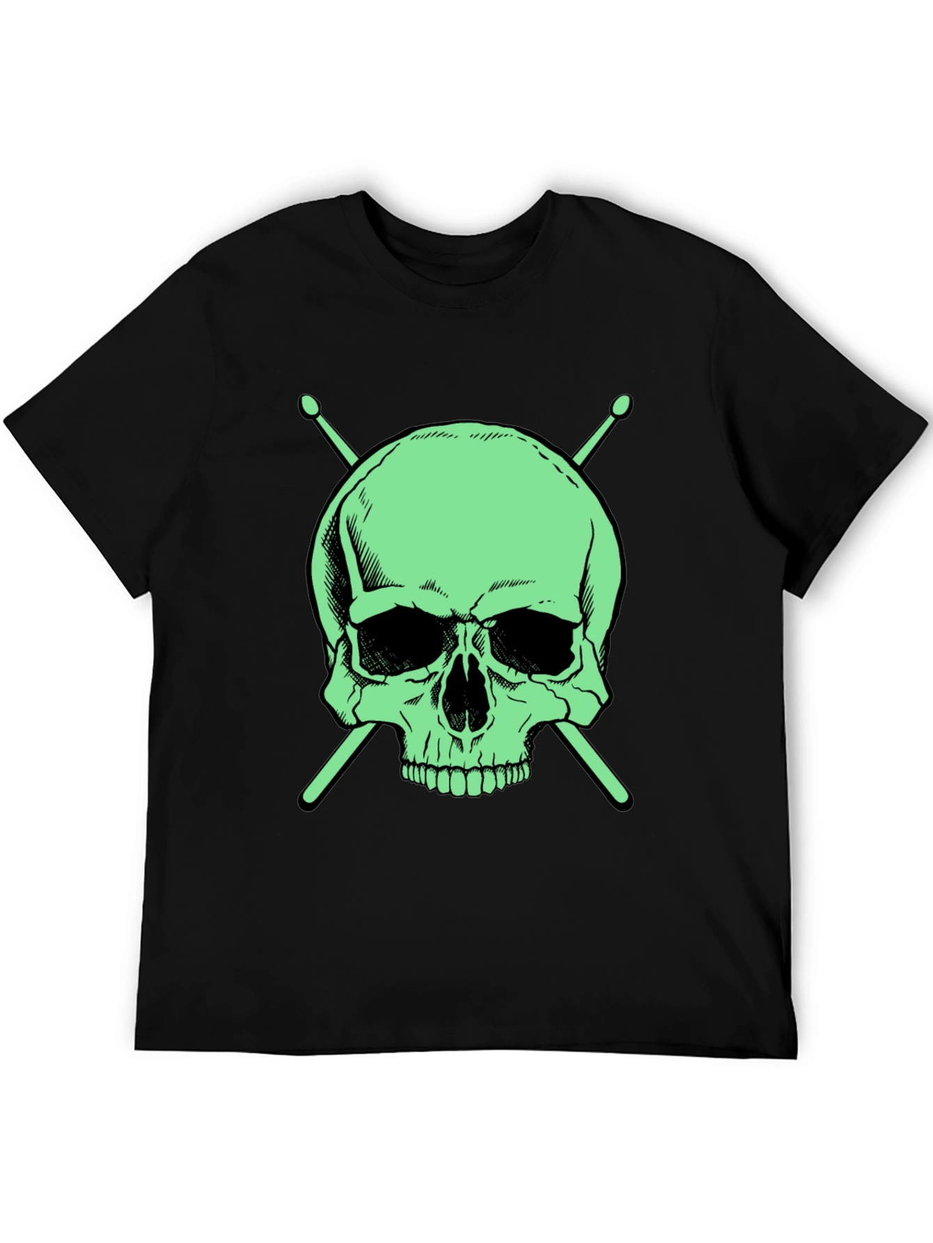 Skull & Drumsticks Graphic Tee