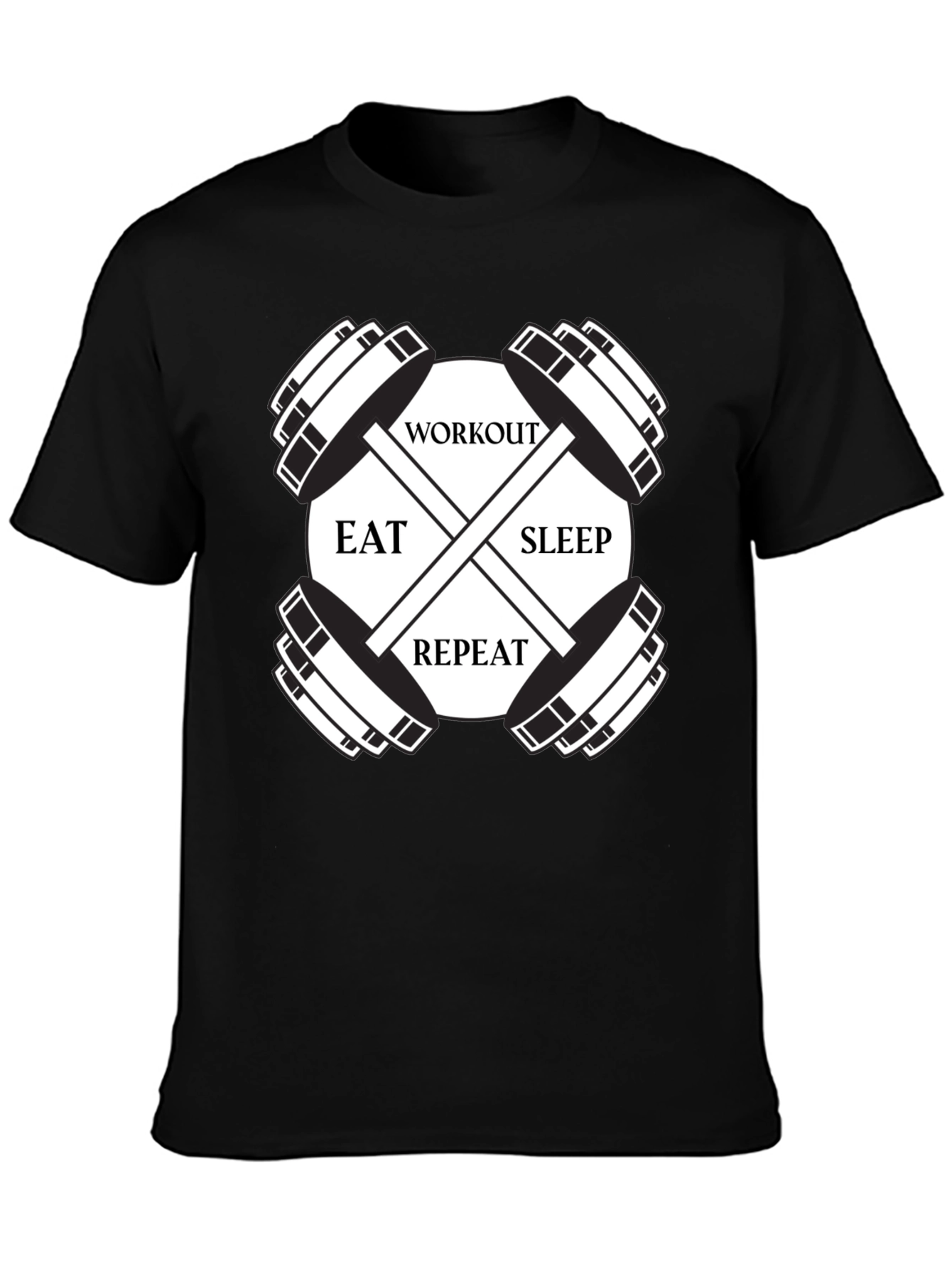 Workout Eat Sleep Repeat T-Shirt