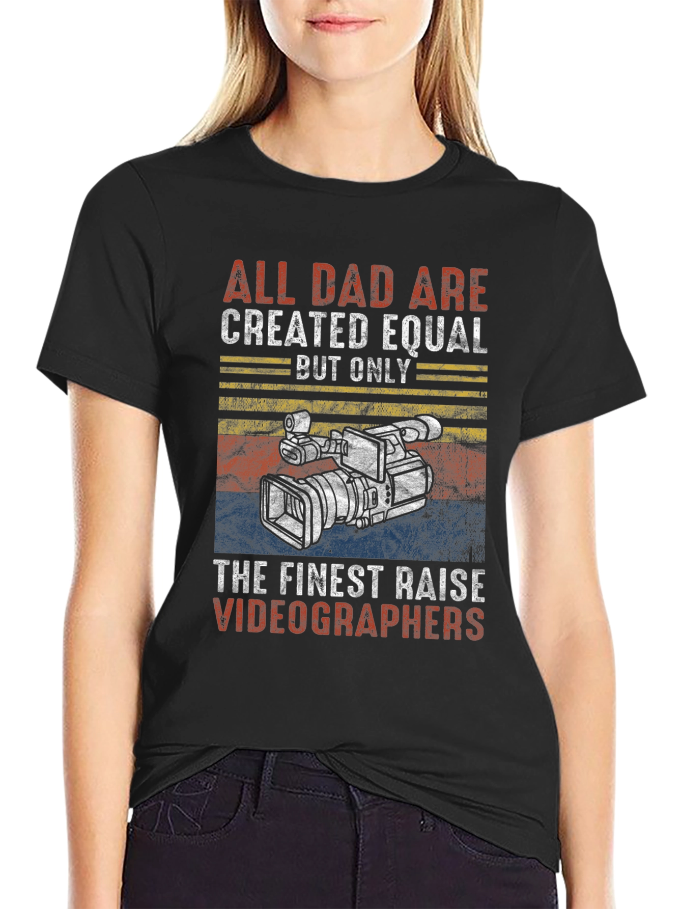 Finest Dad Videographers Graphic T-Shirt
