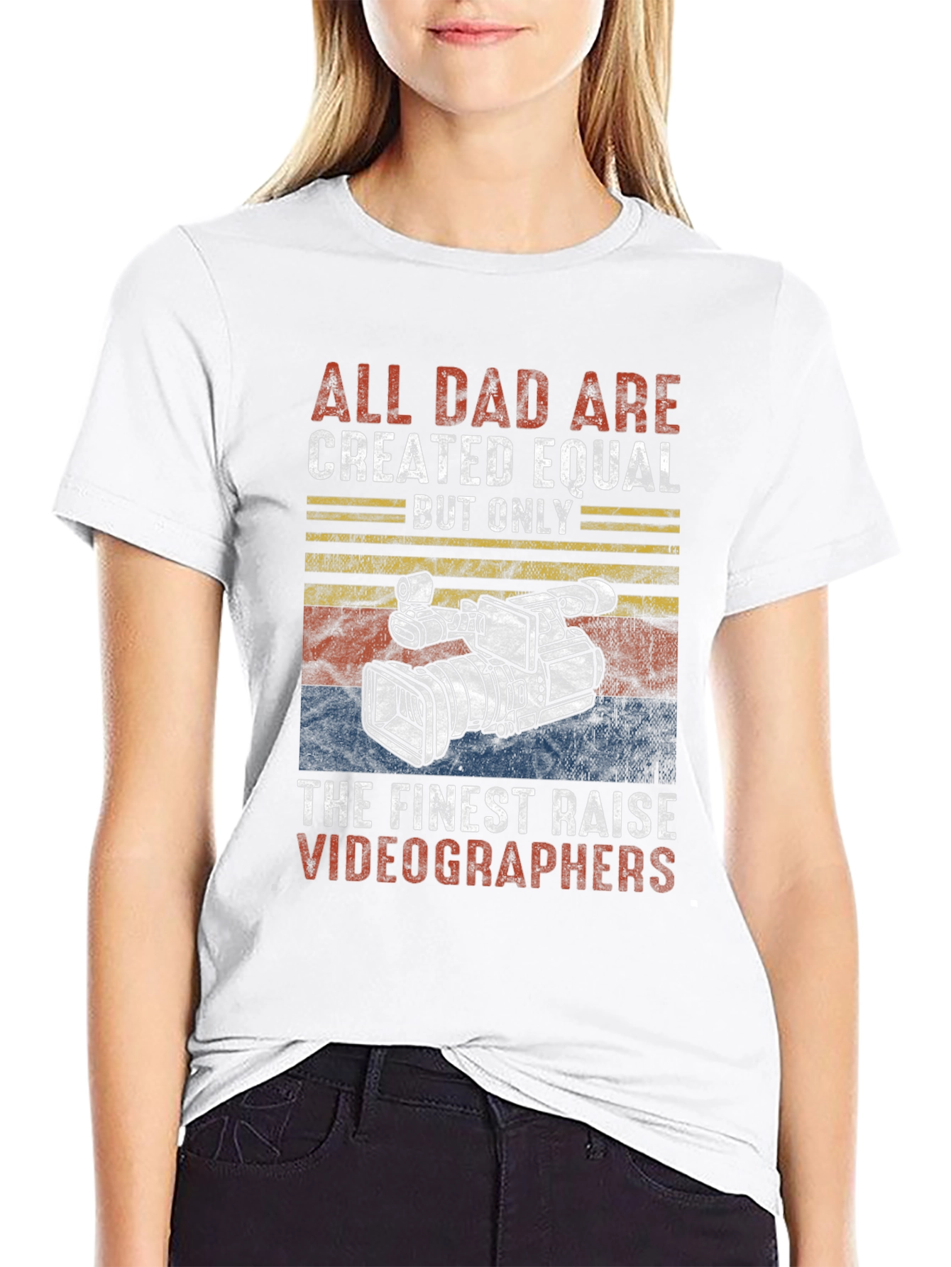 Finest Dad Videographers Graphic T-Shirt