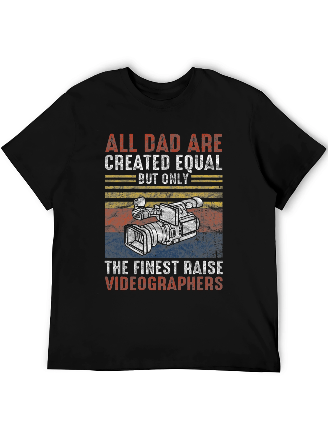 Finest Dad Videographers Graphic T-Shirt