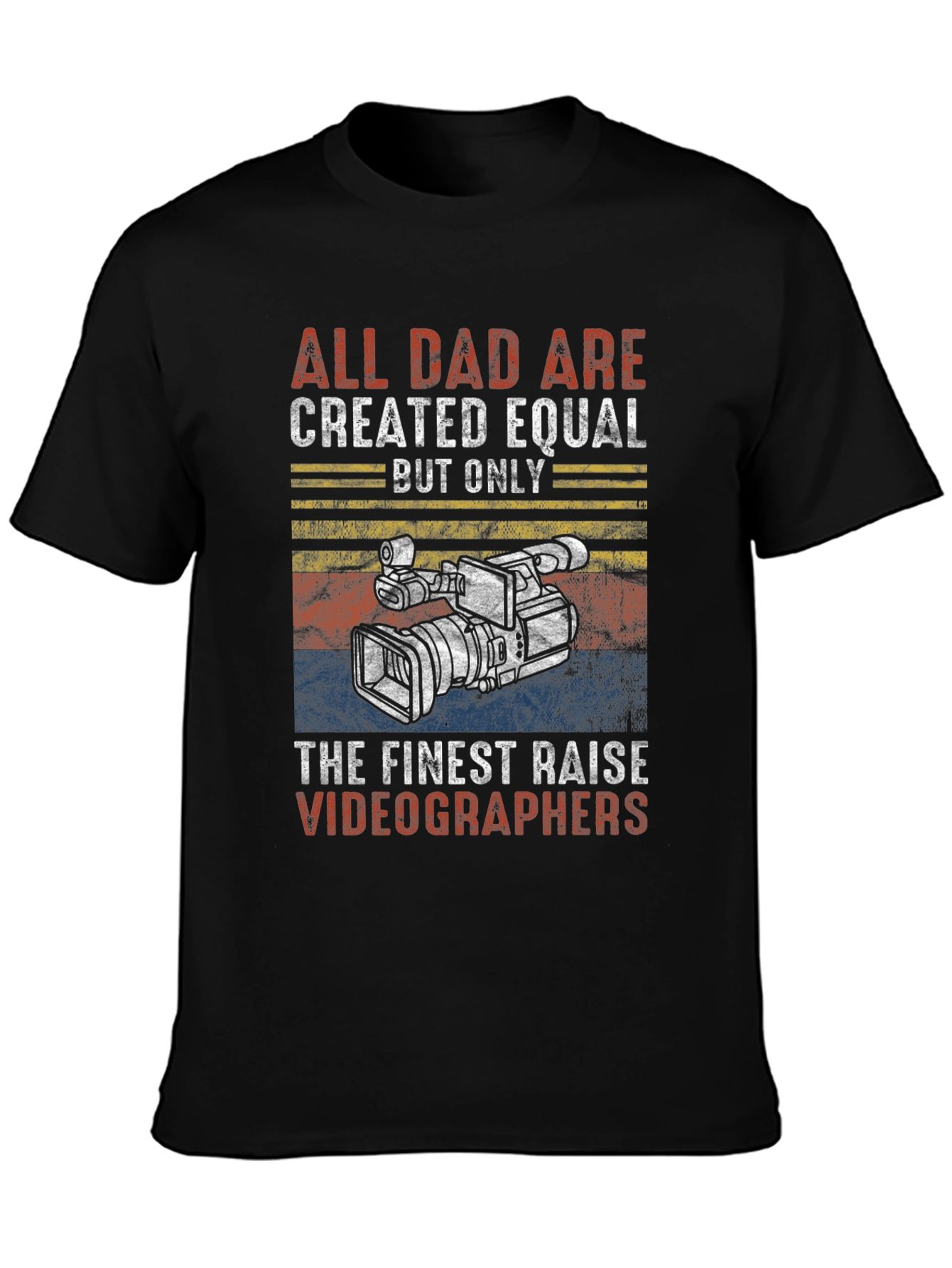 Finest Dad Videographers Graphic T-Shirt