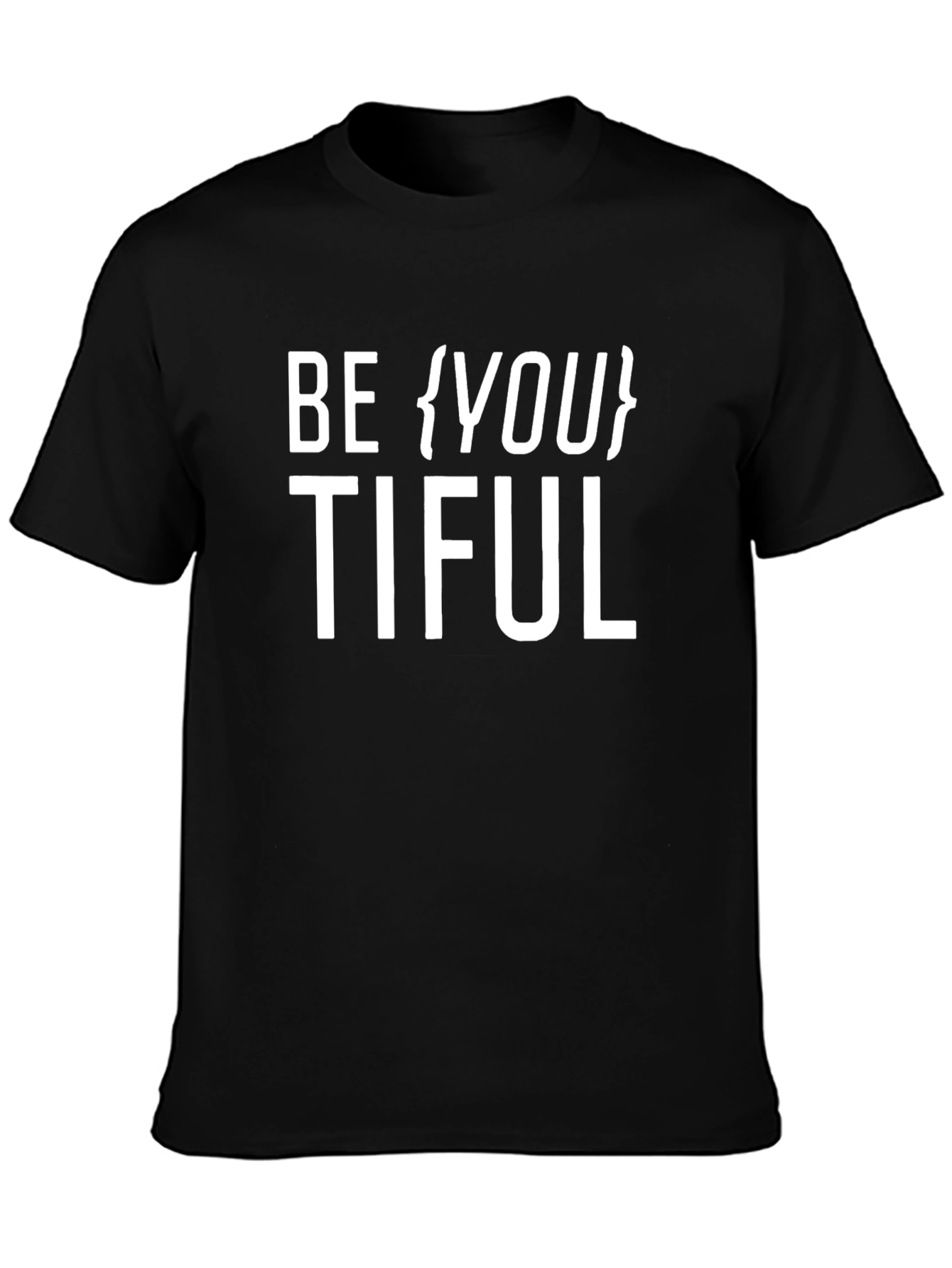 Be {You}tiful Black Graphic Tee
