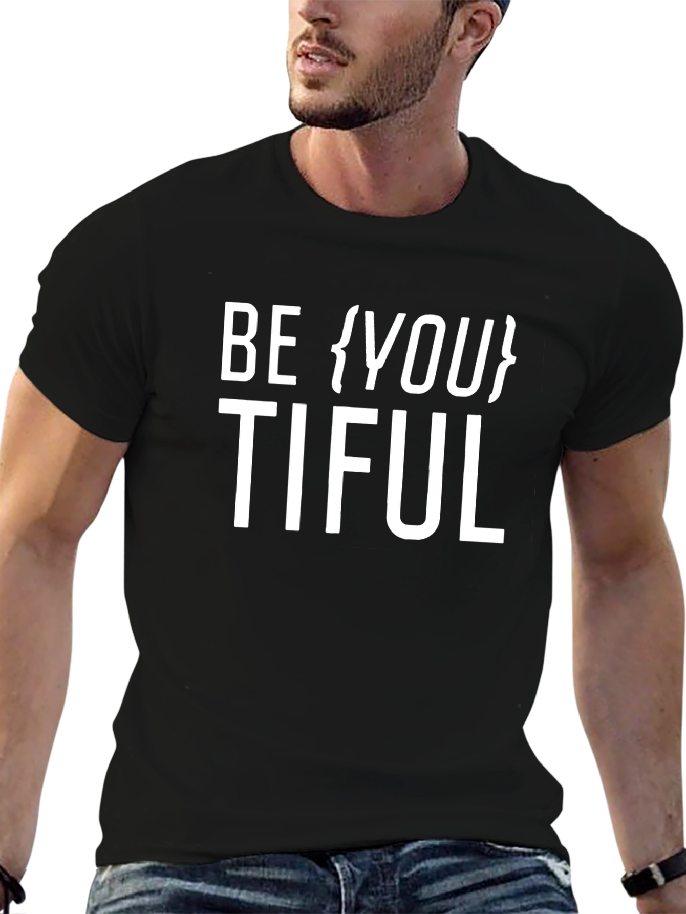 Be {You}tiful Black Graphic Tee