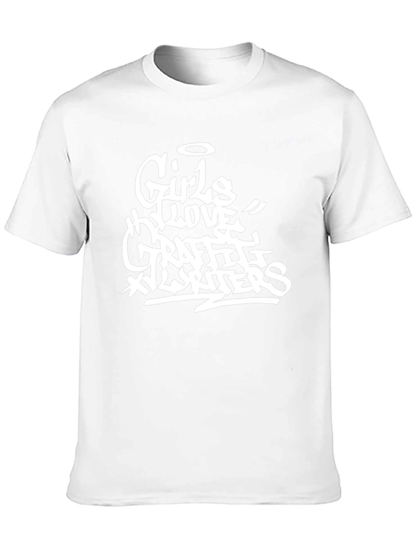Girls Love Graffiti Writers Black Graphic T-Shirt