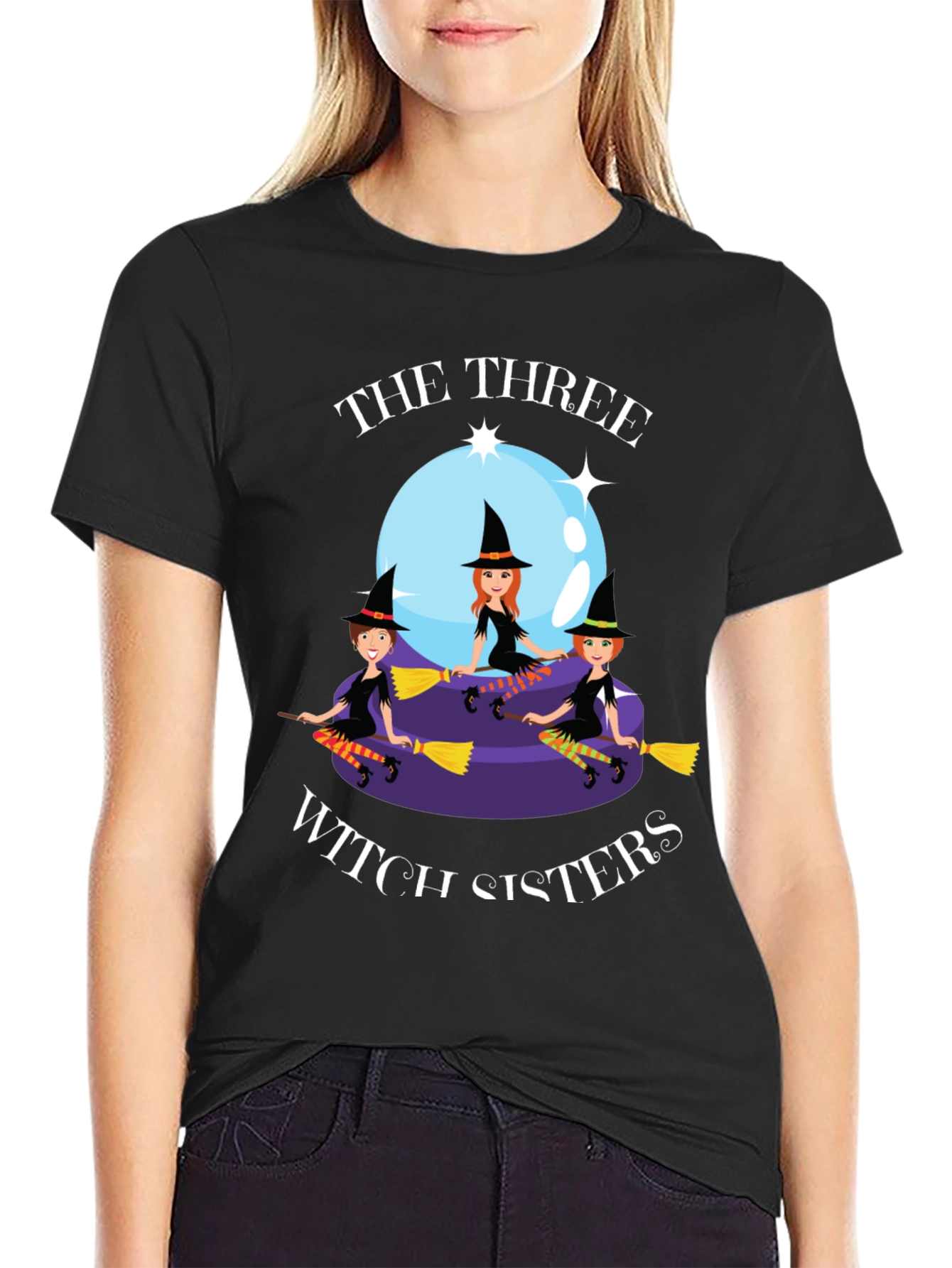 Three Witch Sisters Graphic T-Shirt