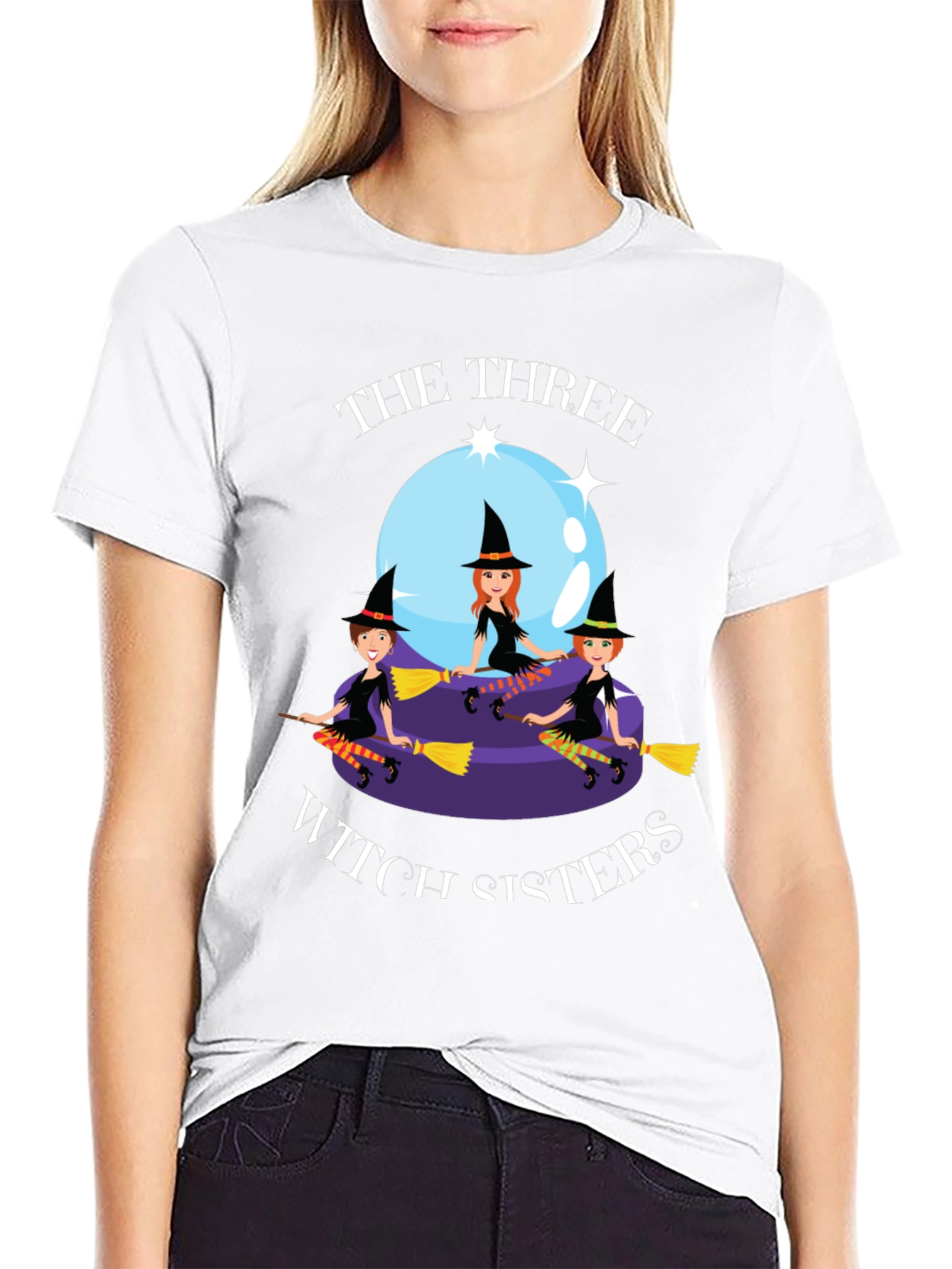 Three Witch Sisters Graphic T-Shirt