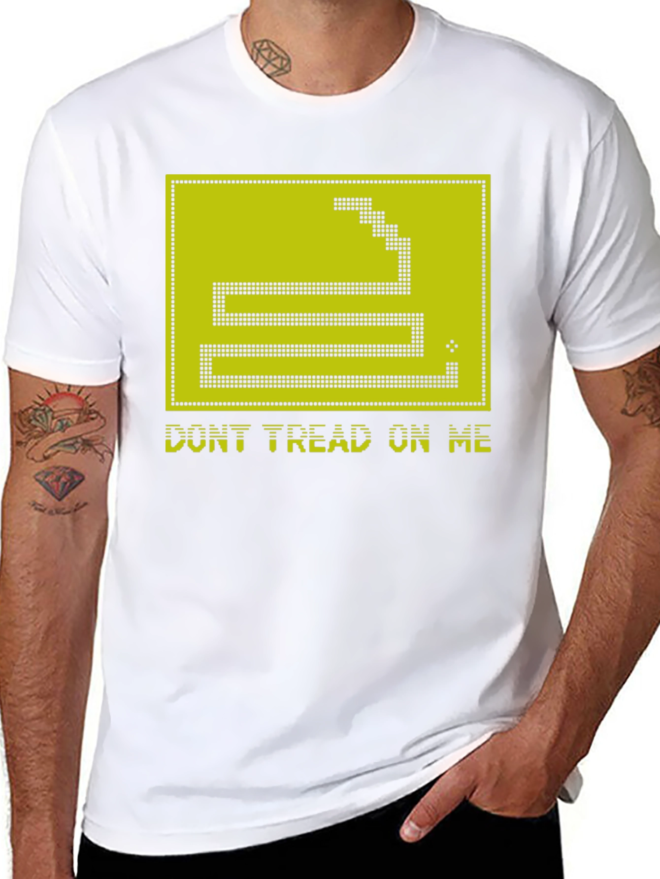 Dont Tread On Me Graphic Tee - Black
