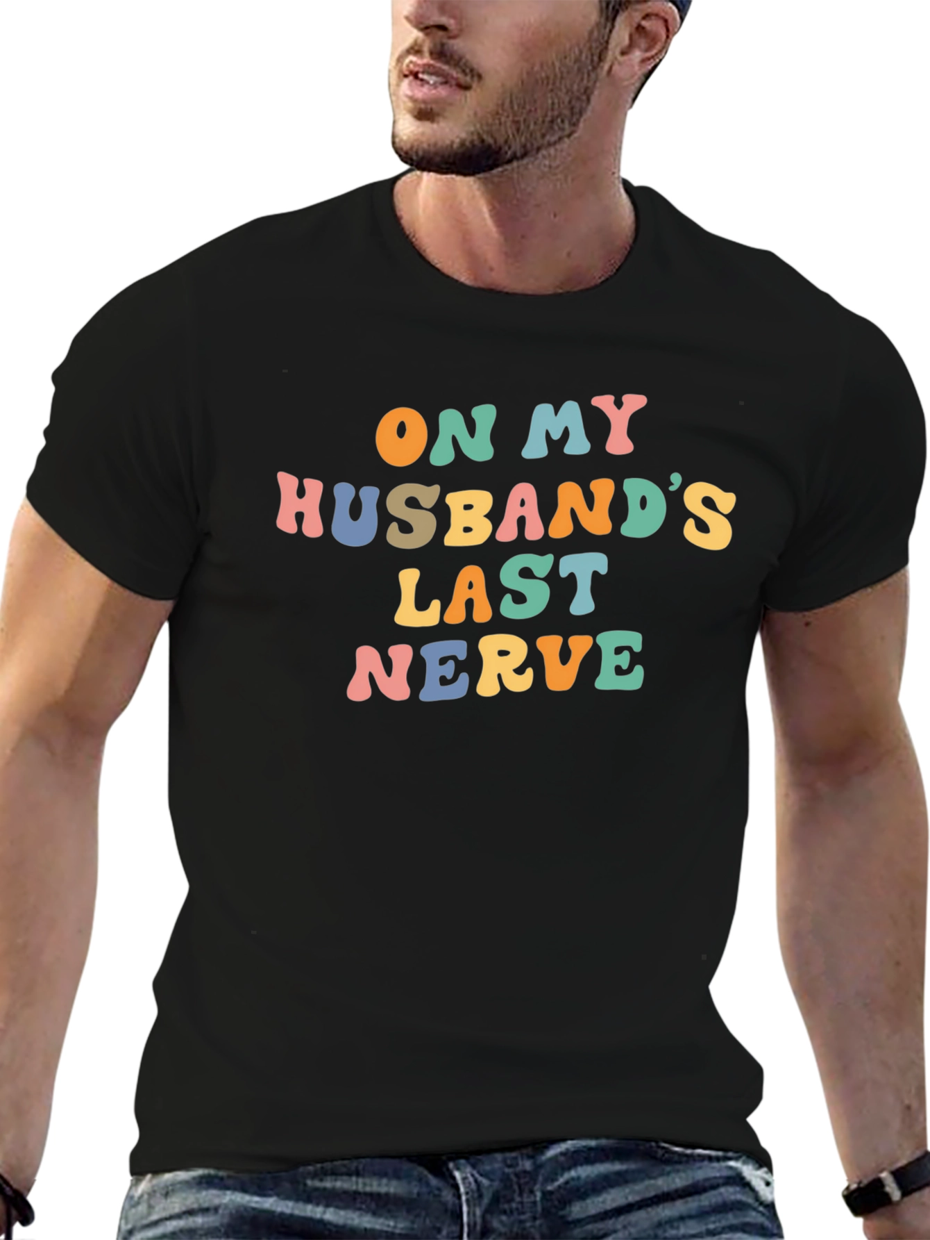 On My Husbands Last Nerve Graphic Tee