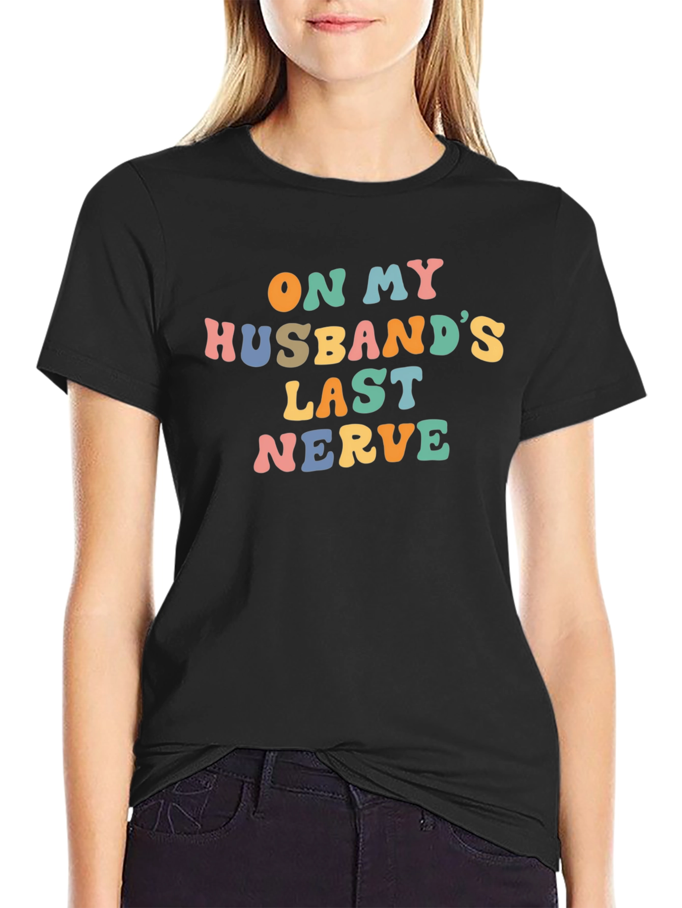 On My Husbands Last Nerve Graphic Tee