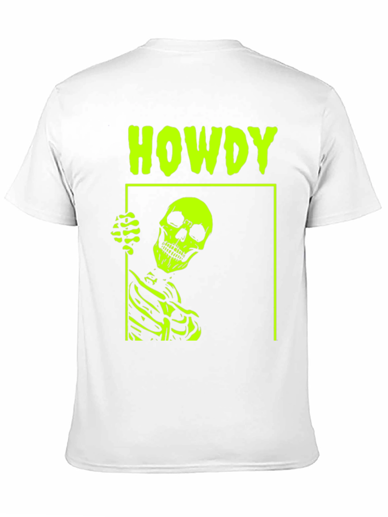 Howdy Skeleton Graphic Tee - Bold & Edgy