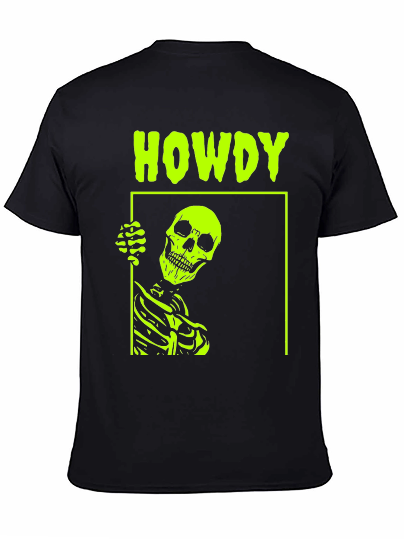 Howdy Skeleton Graphic Tee - Bold & Edgy