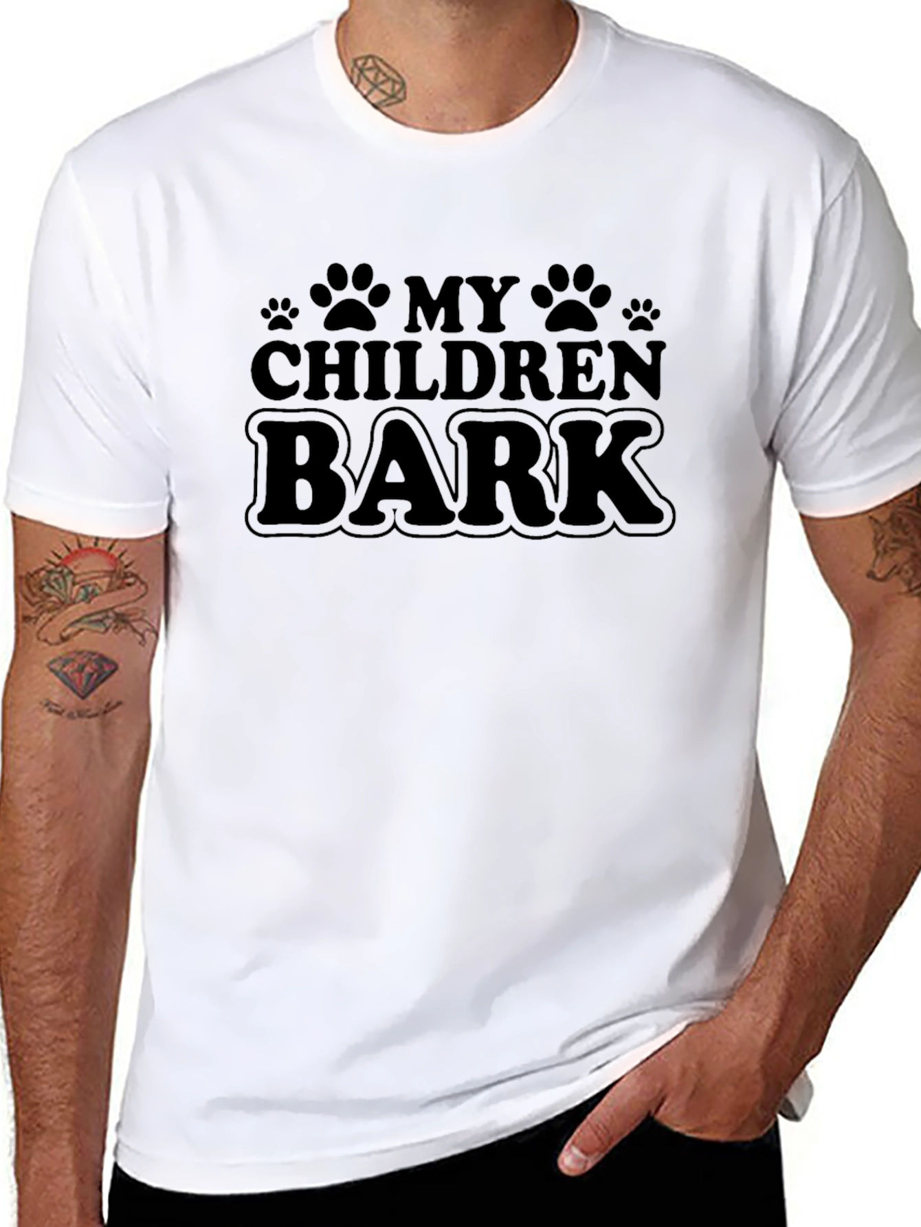 My Children Bark Pet Lover T-Shirt